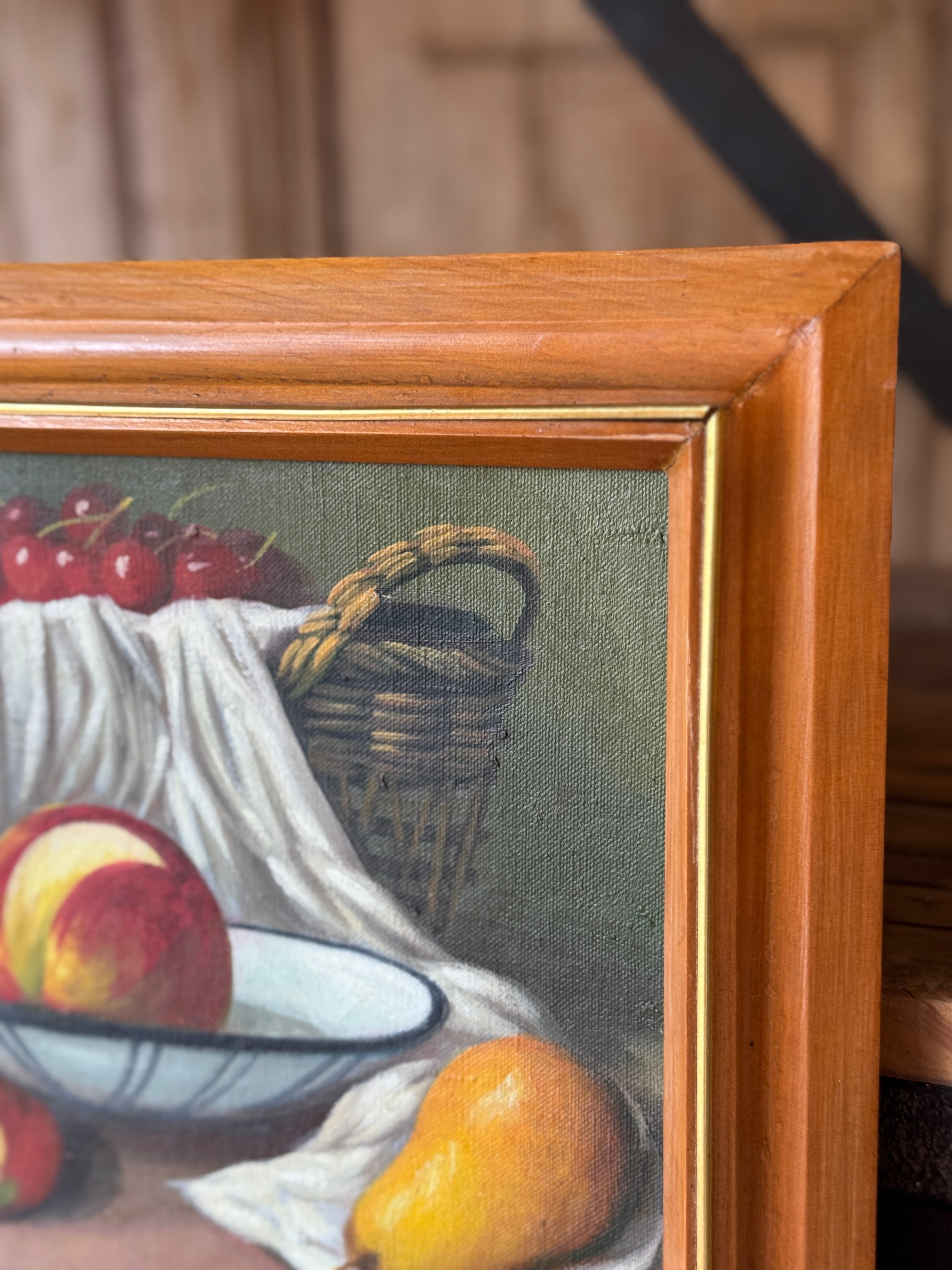 Vintage Original Still Life Oil Painting