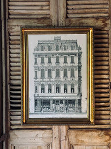 “Architecture in Piccadilly” Gilt Framed Print