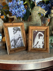 Gold Trimmed Timber Photo Frame (2 sizes)