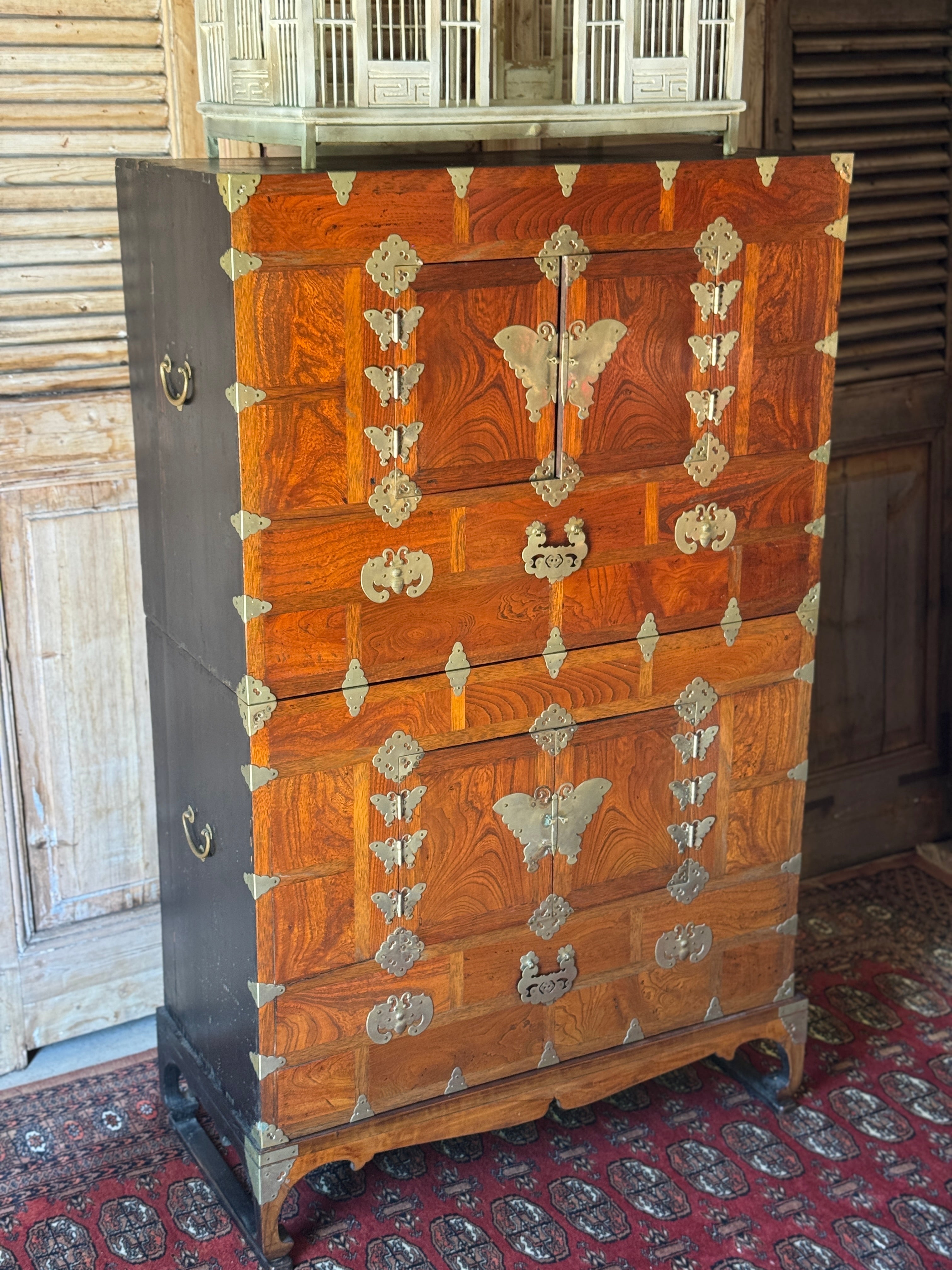 Antique Korean Ch’ung “Butterfly” Wedding Chest - Pyung-San region, circa 1850