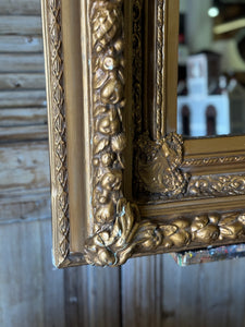 Antique Gilt Timber & Gesso Framed Mirror
