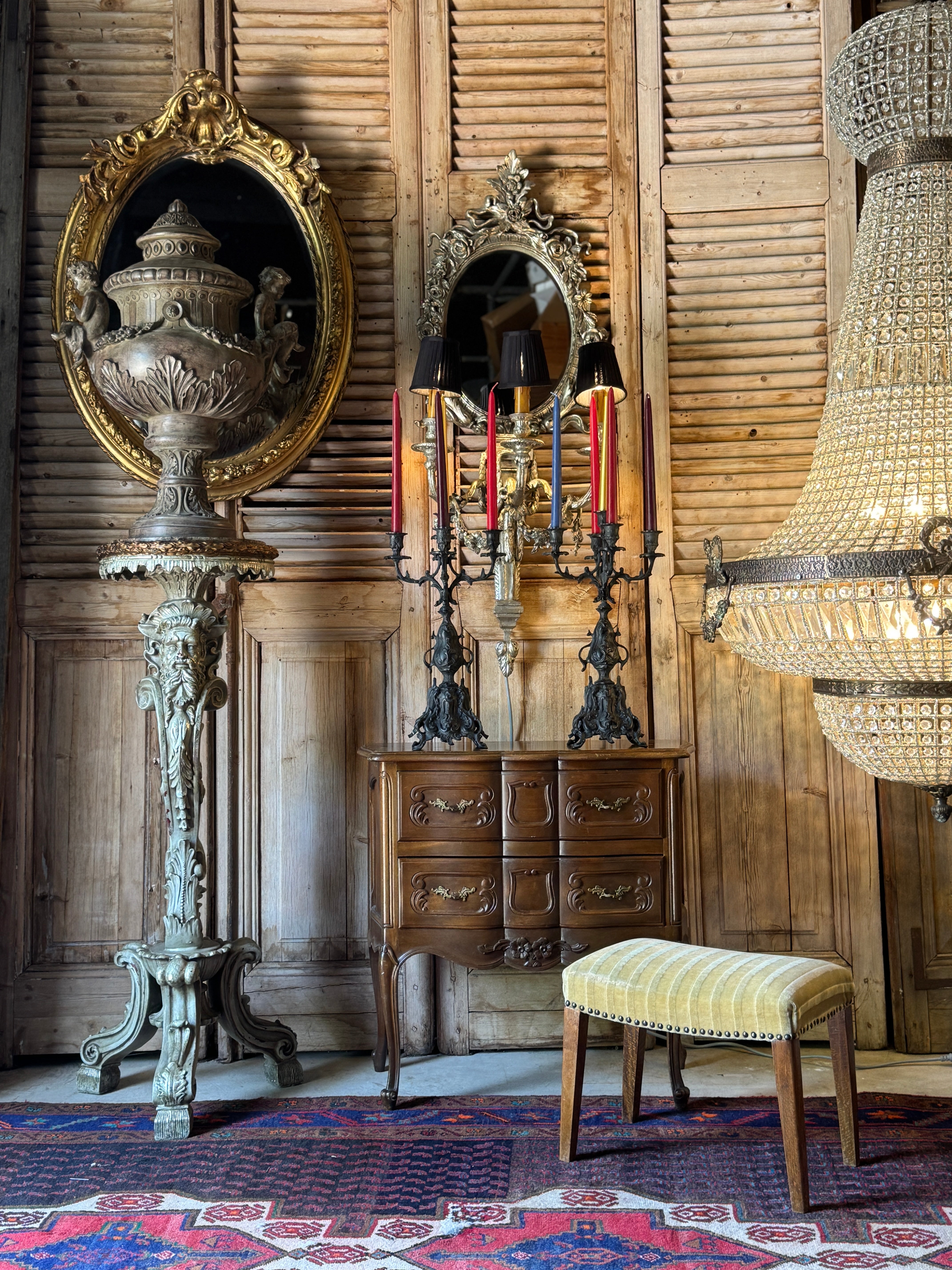 “Green Man” Rococo
 Hall Stand with Marble Top