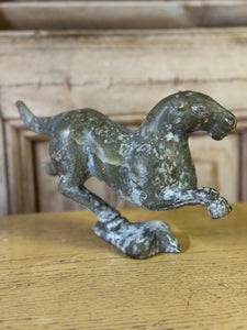 Antique Oriental Hand Carved Jade Horse Figure