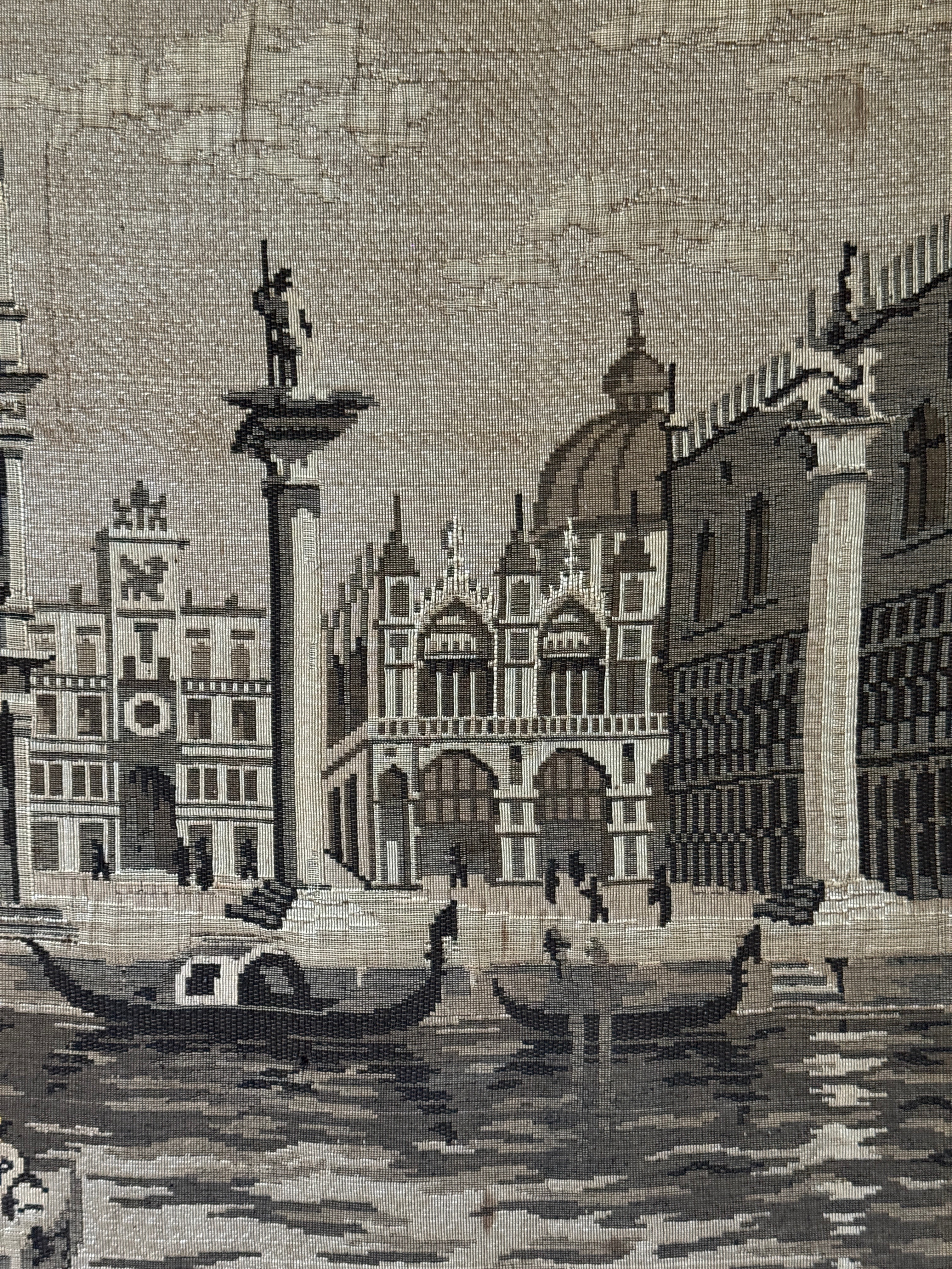 Vintage Framed Venice Tapestry