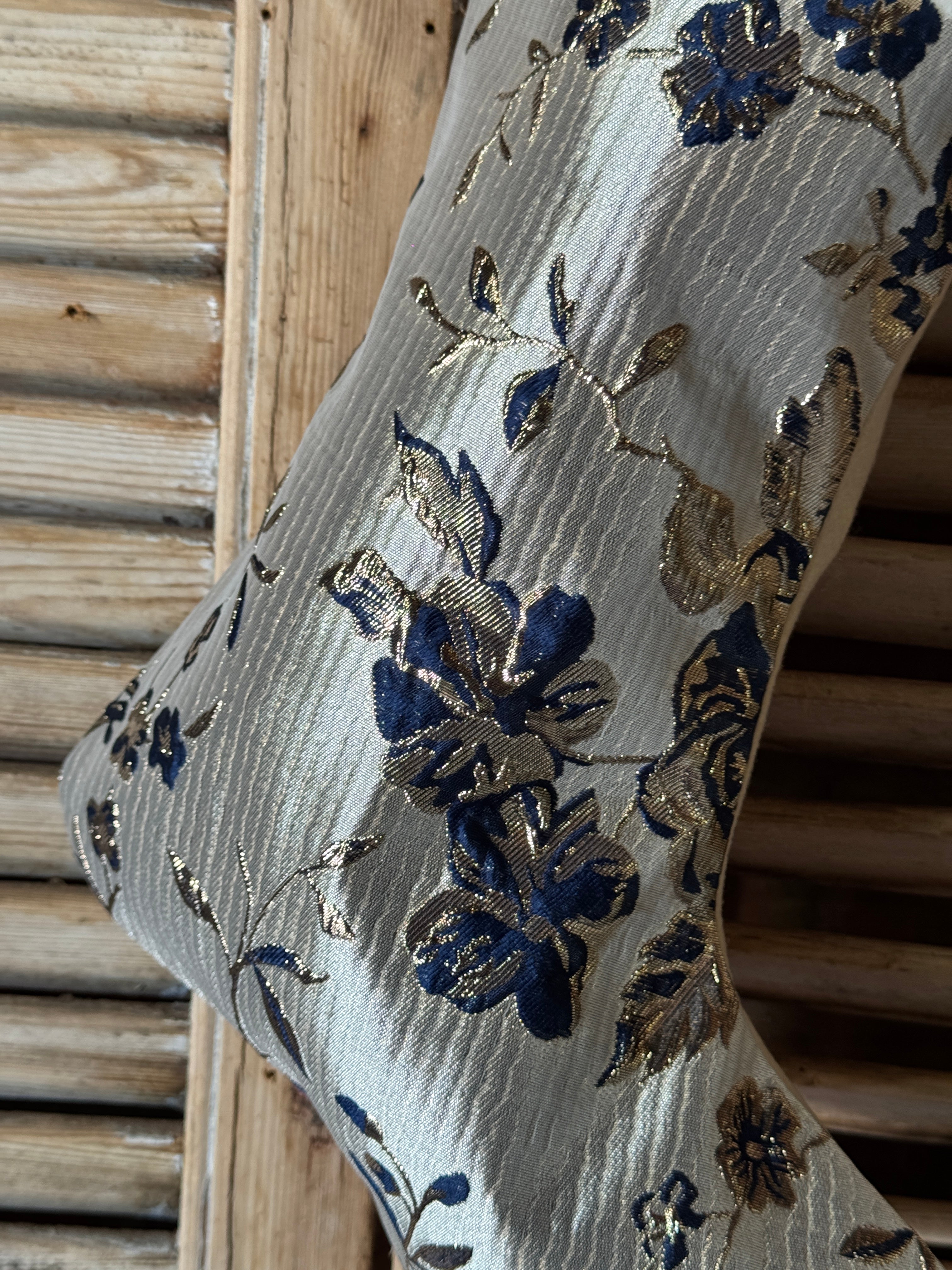 Floral Jacquard Christmas Stocking