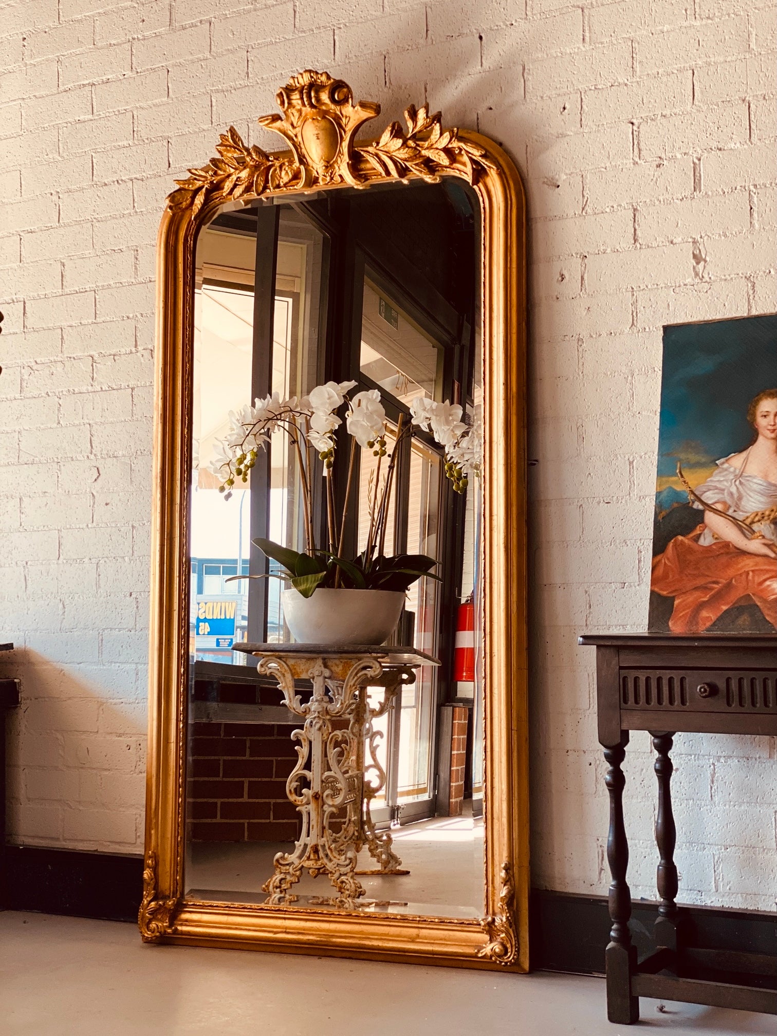 French Style Floor Mirror
