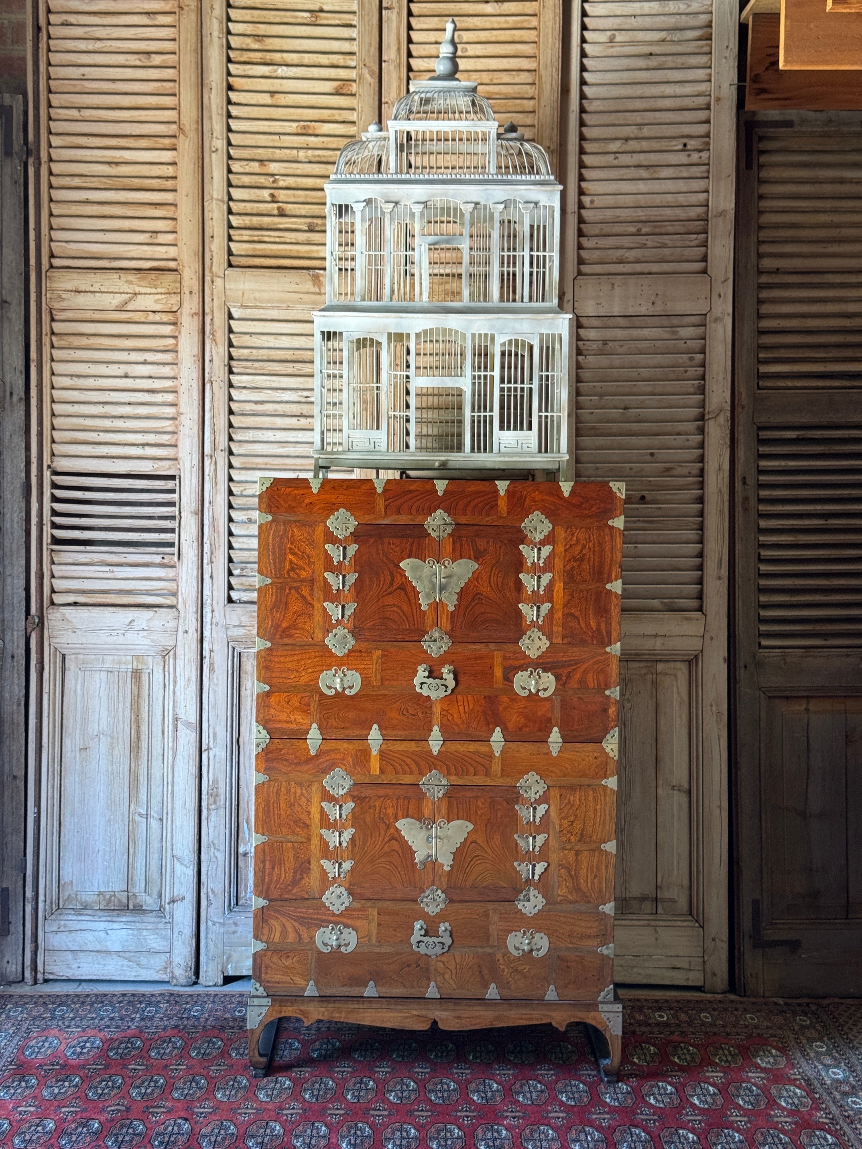 Antique Korean Ch’ung “Butterfly” Wedding Chest - Pyung-San region, circa 1850