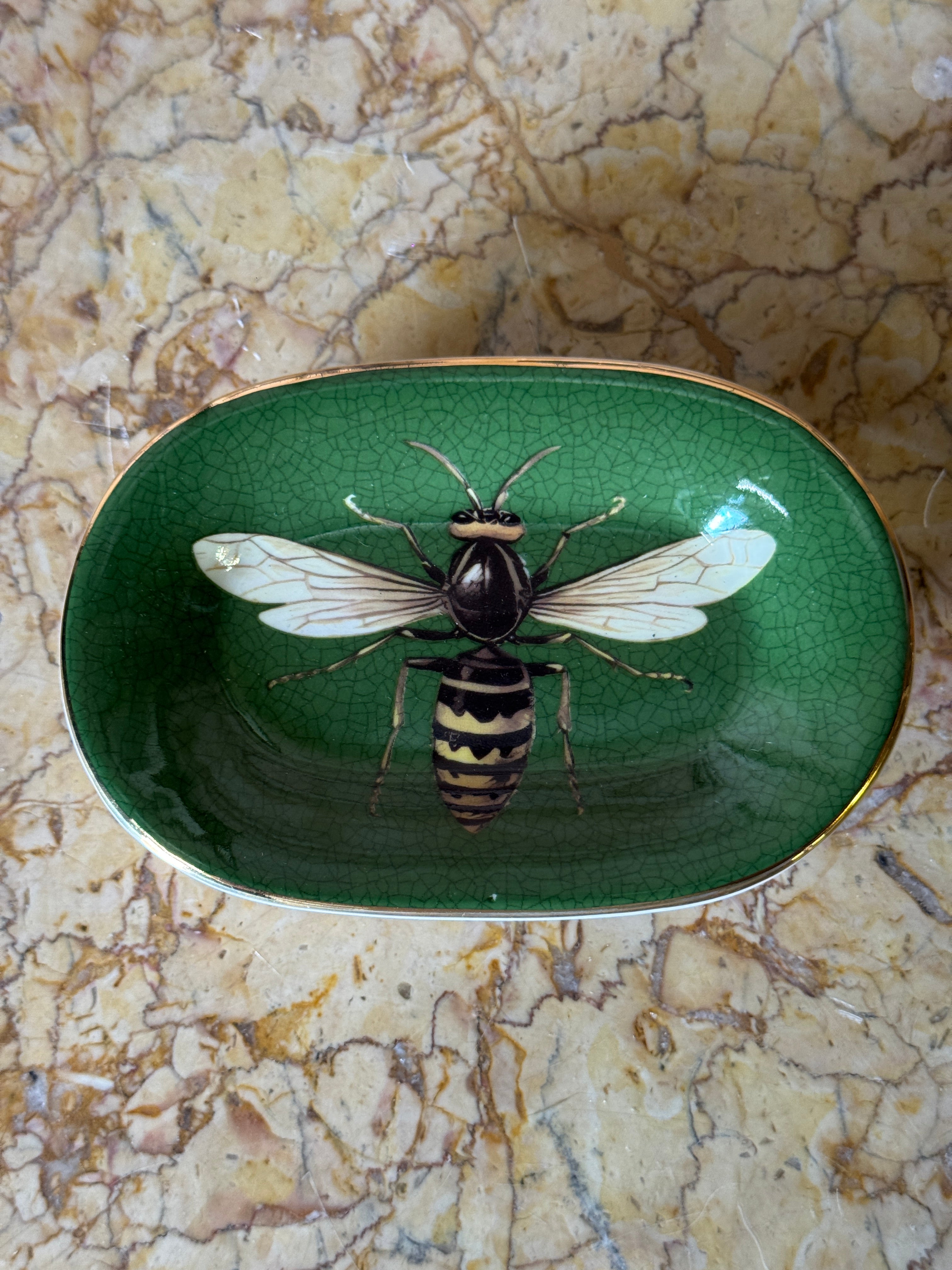 Green Bee Soap Dish