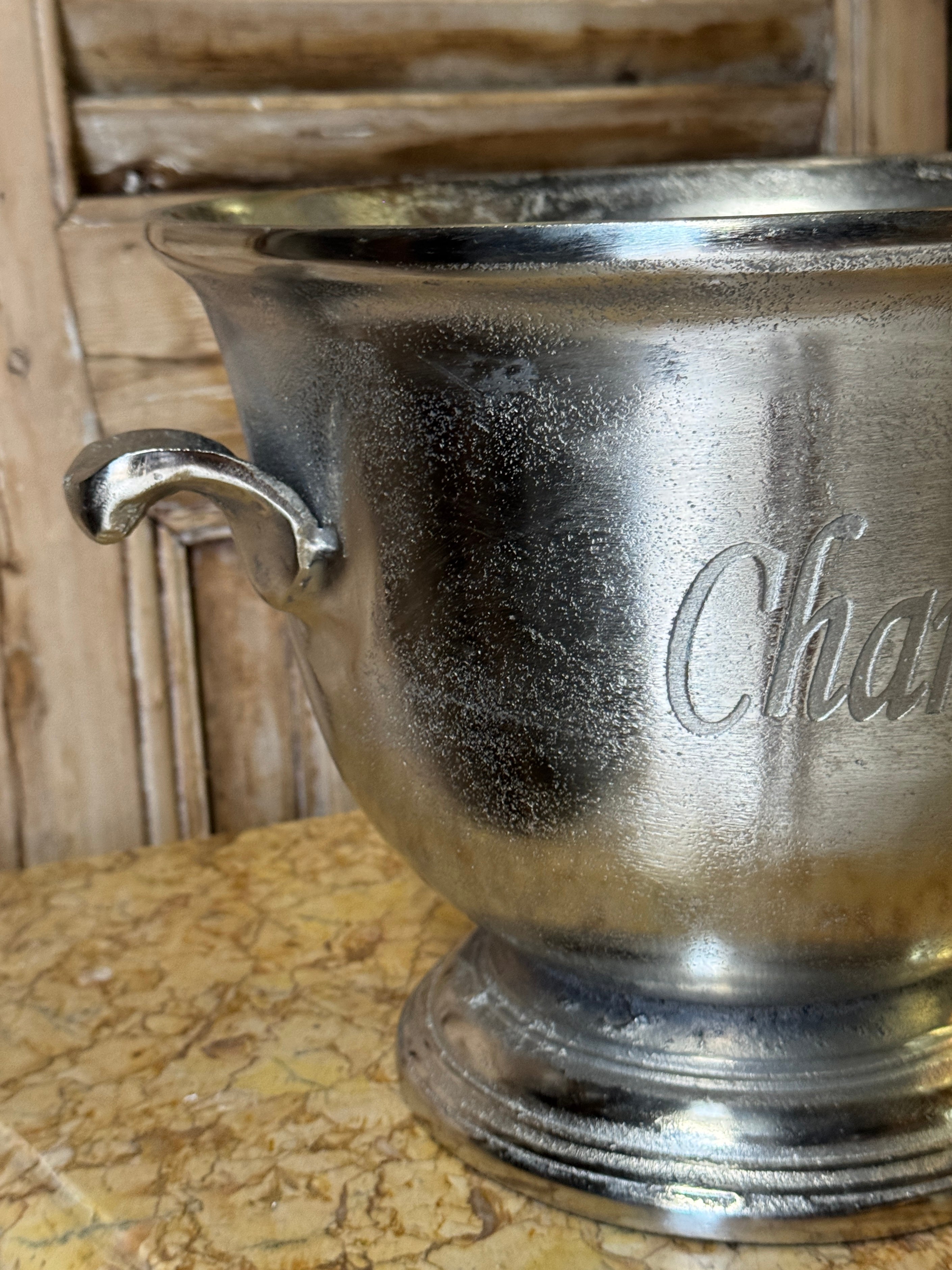 Champagne Pewter Ice Bucket