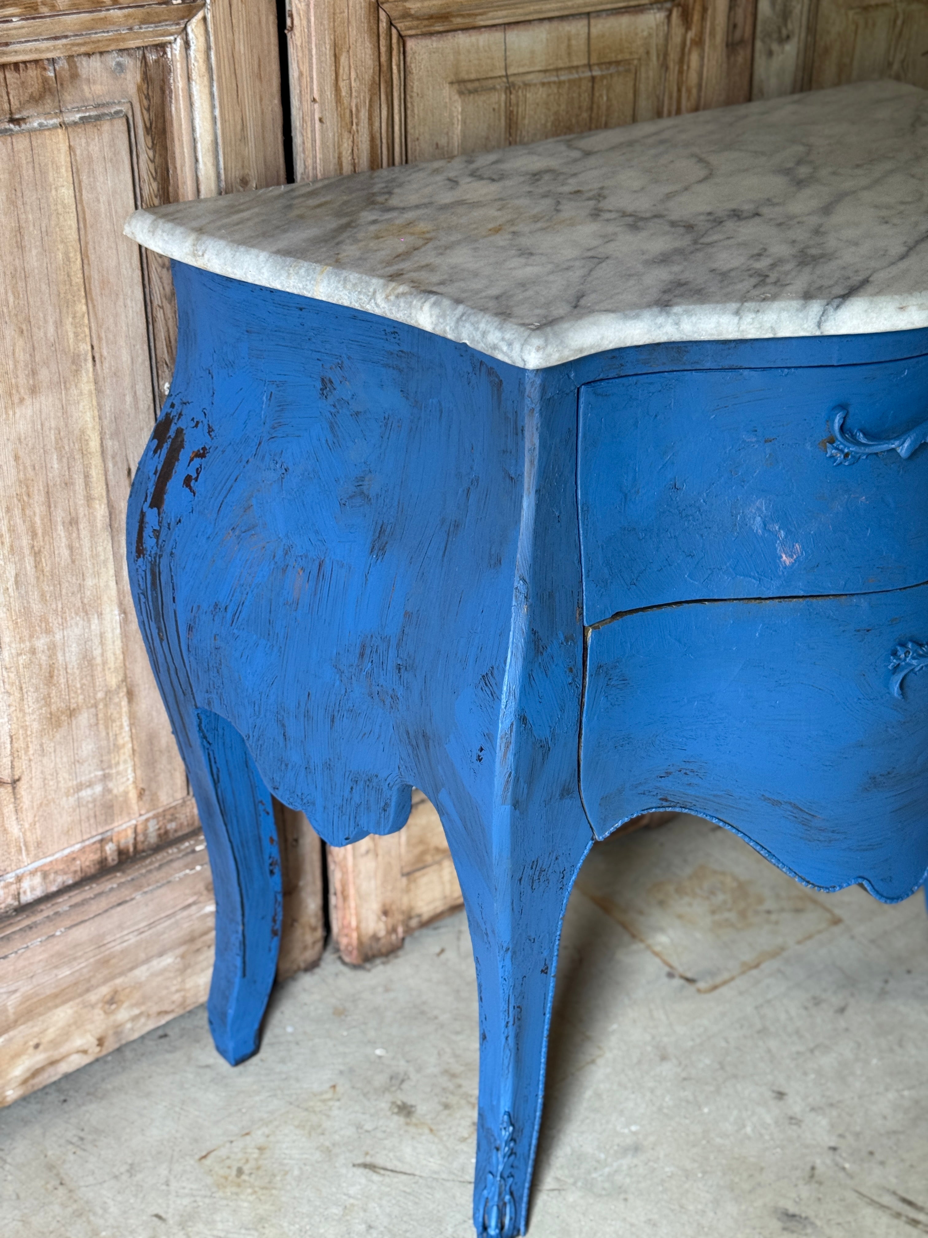 Vintage French Marble Top Commode