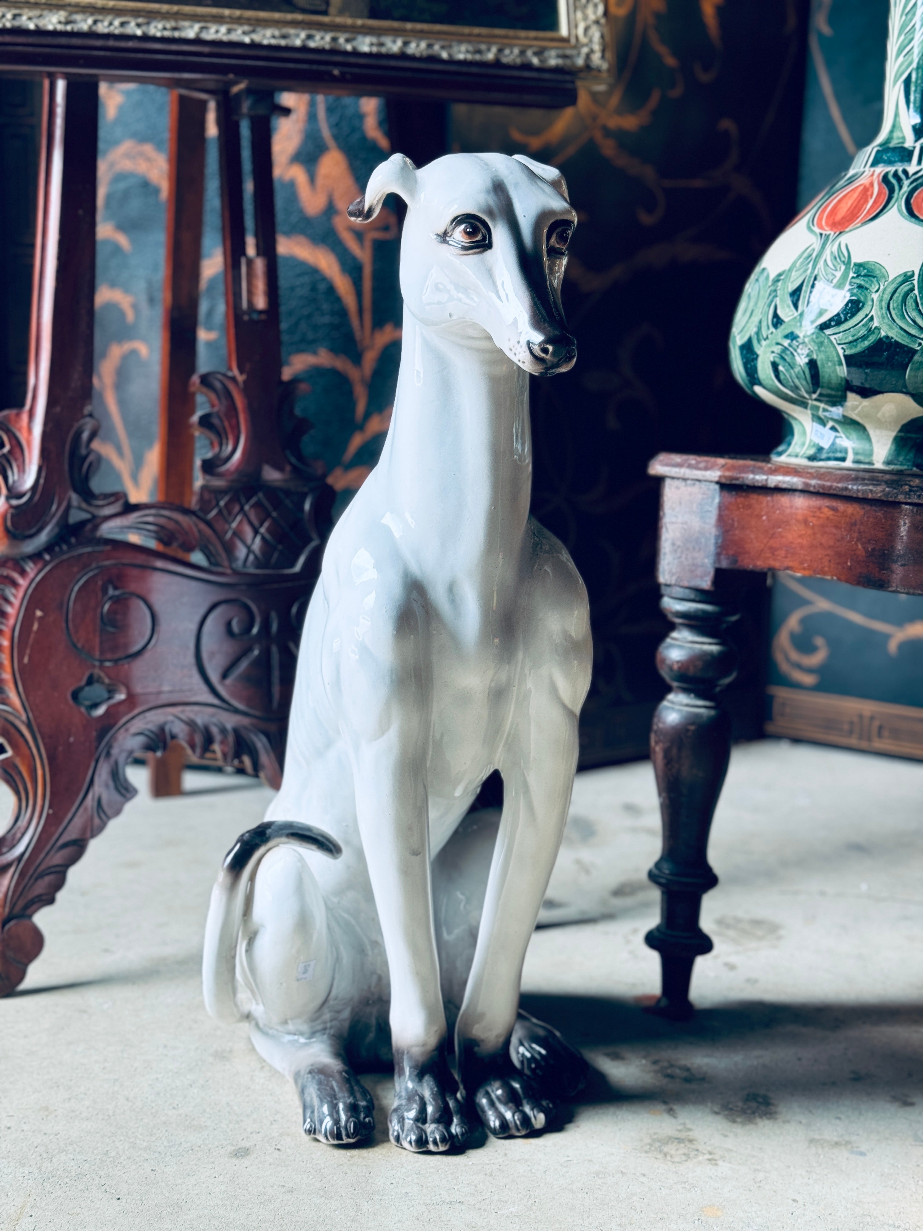 Vintage Ceramic Italian Greyhound