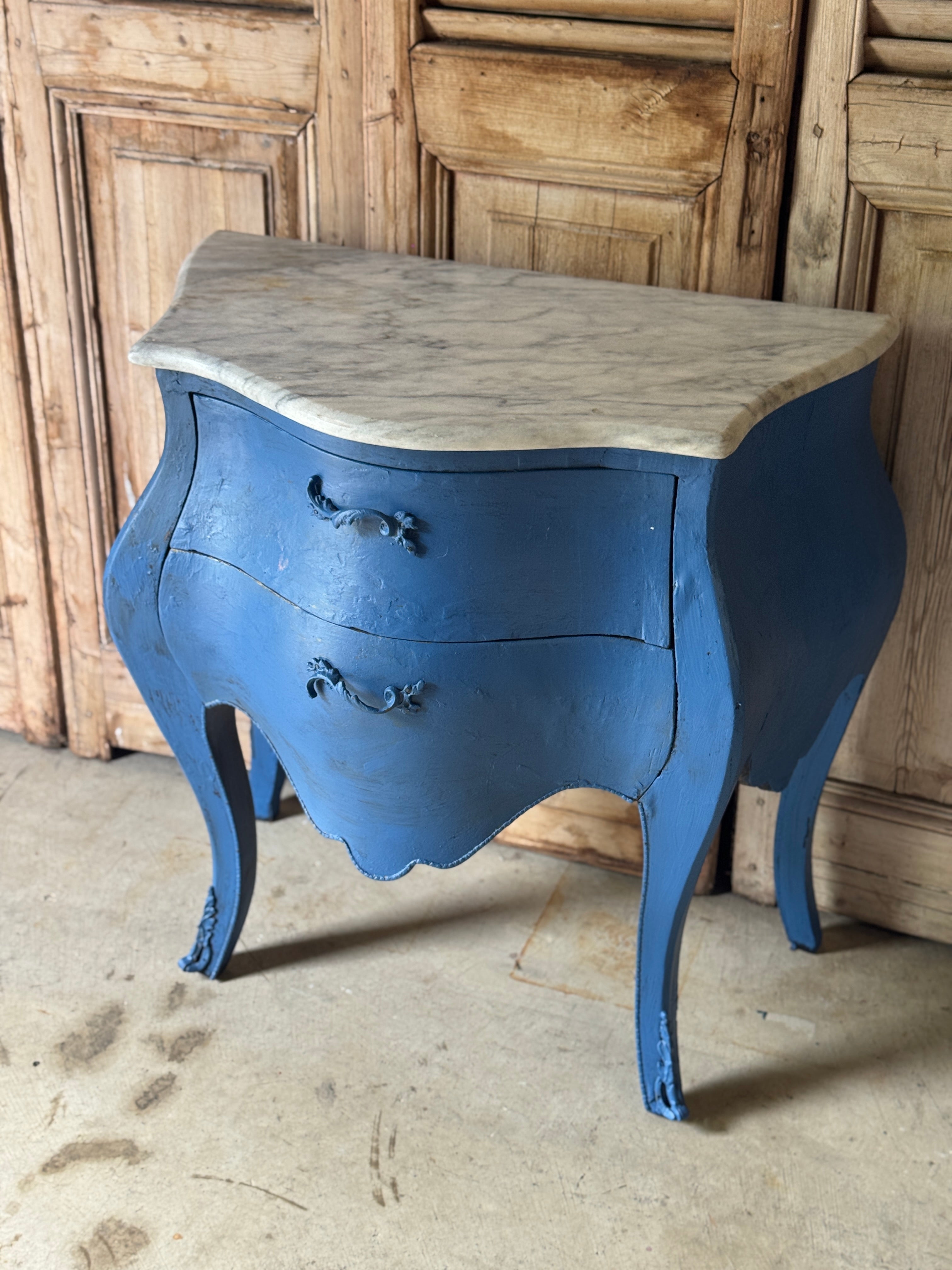 Vintage French Marble Top Commode
