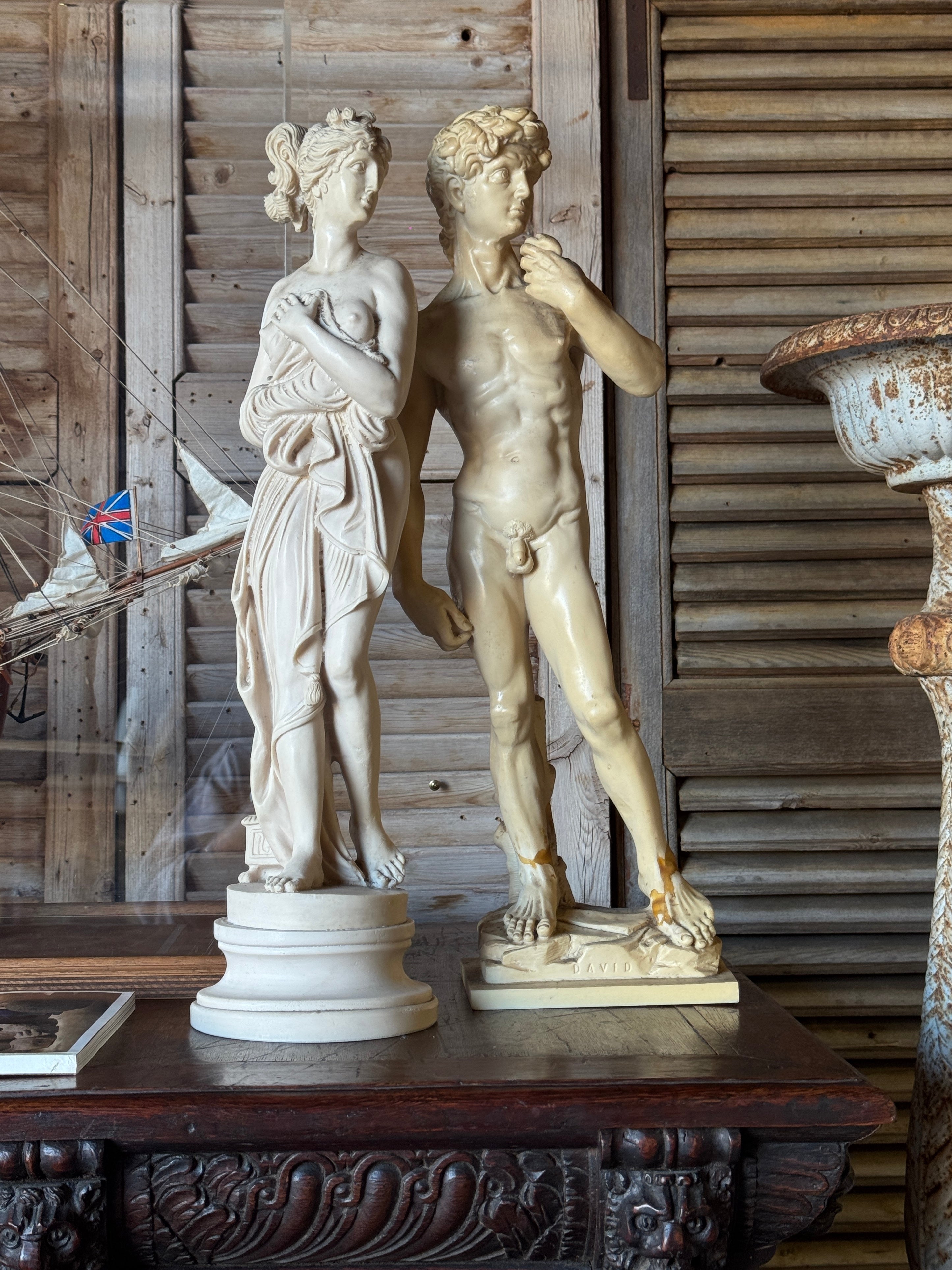 Vintage Classical Maiden Statue – Manor on George
