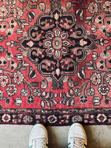 Hand Knotted Vintage Persian Hamadan Rug