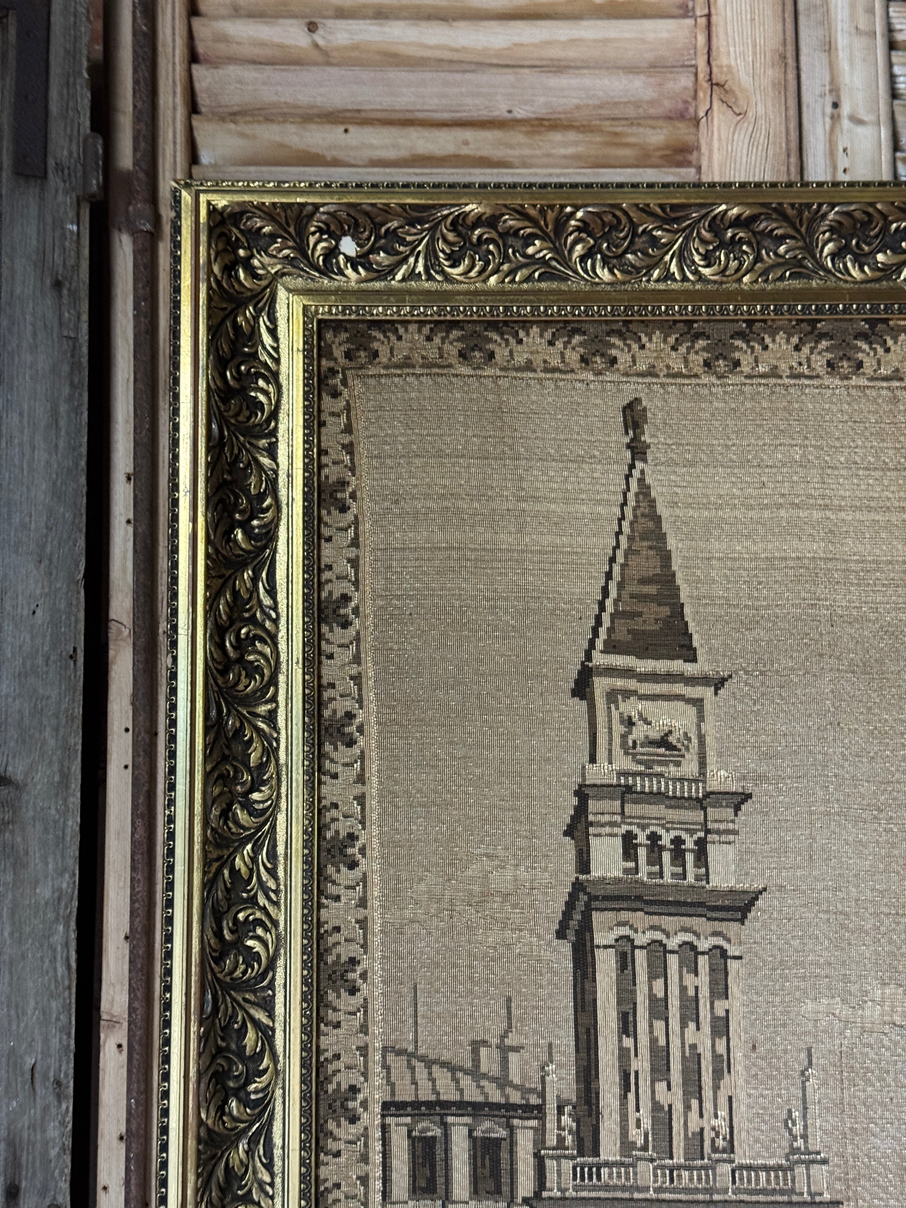 Vintage Framed Venice Tapestry