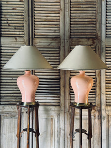 Pair of Vintage Hollywood Regency Style Lamps