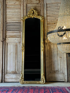 Vintage Gold Boudoir Pier Mirror