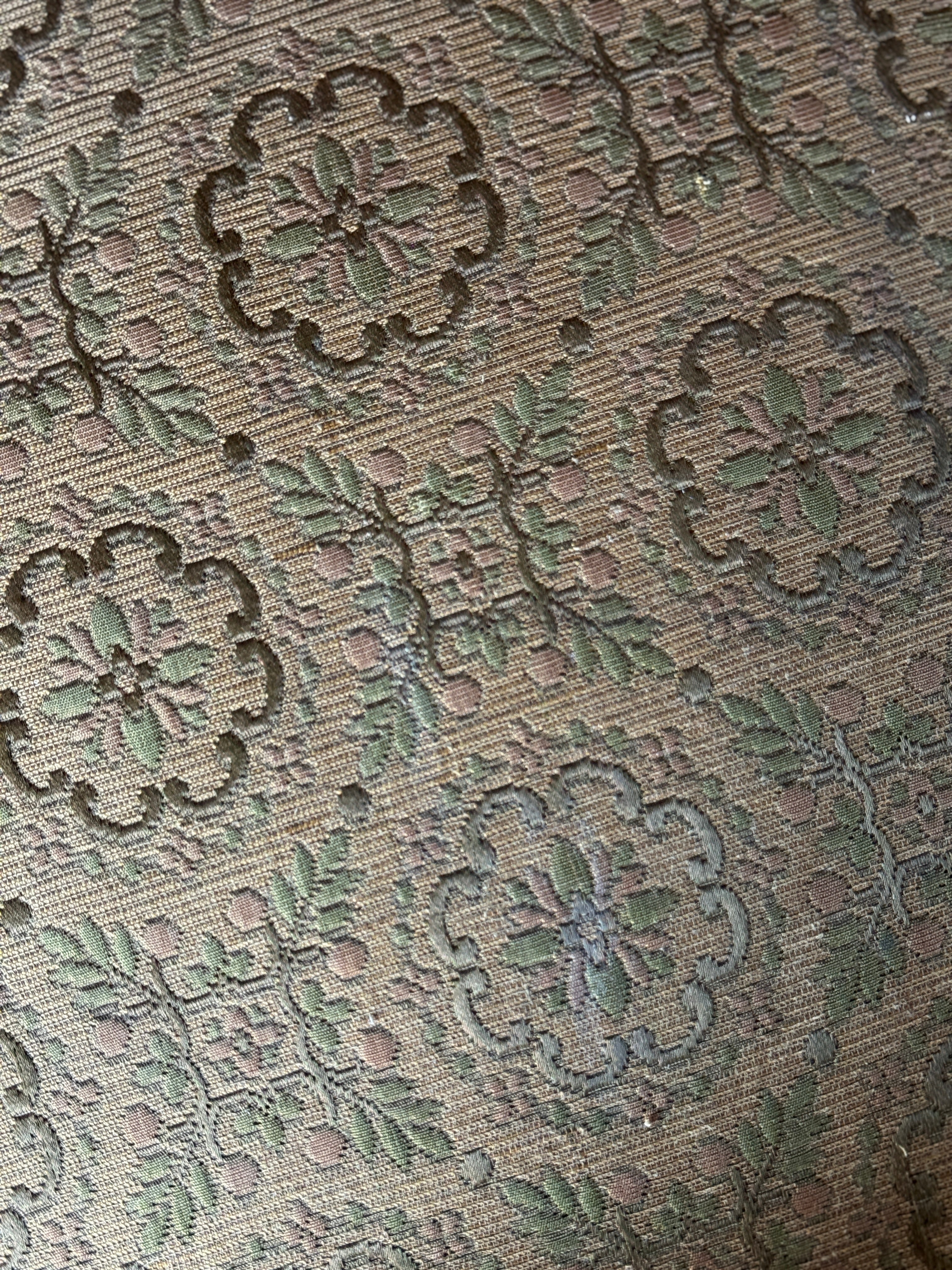 Set of 6 Antique 19th Century Renaissance Revival Dining Chairs with Embossed Leather Back Rests