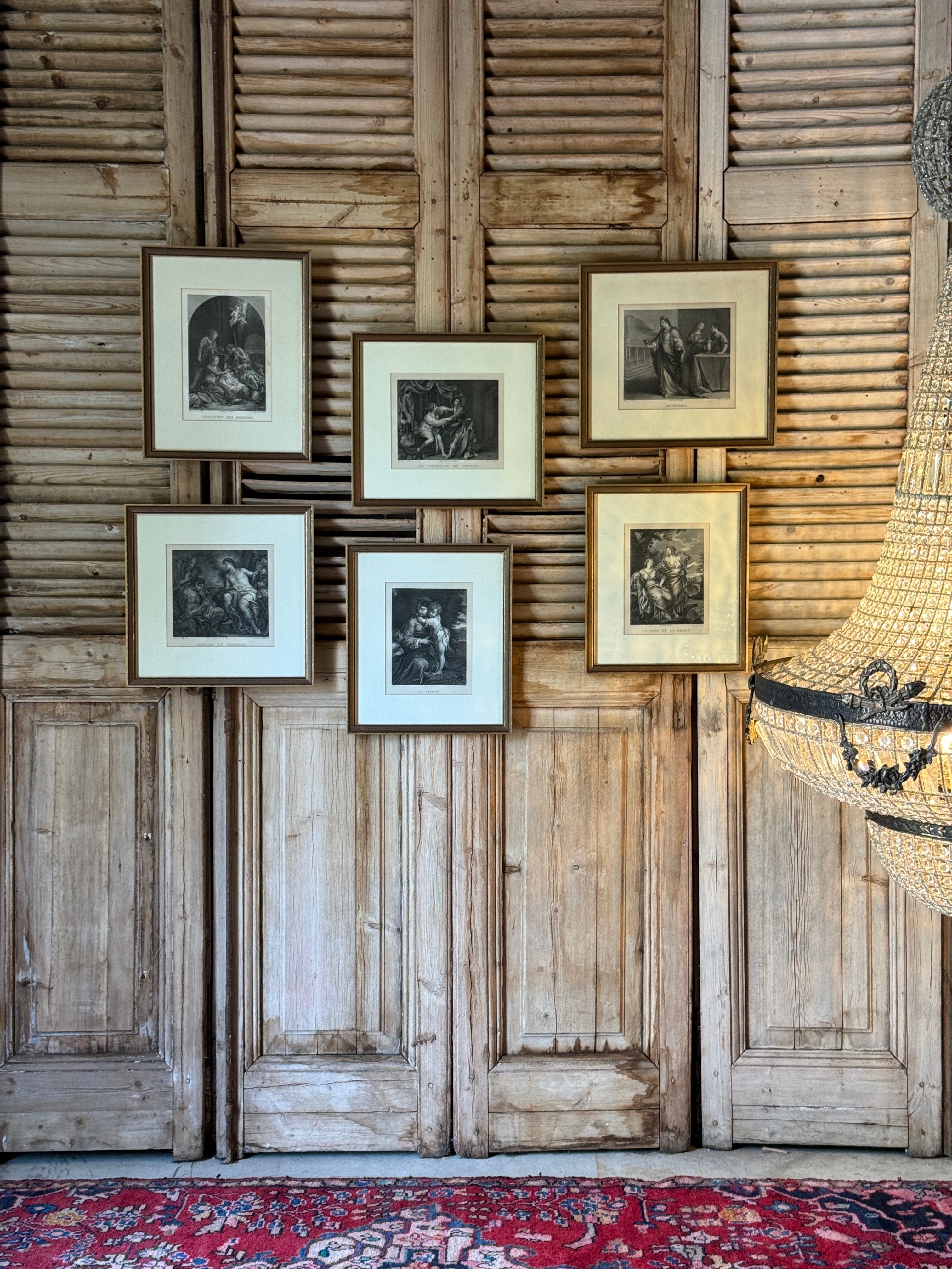 Early 19th Century Engravings in Vintage Frames