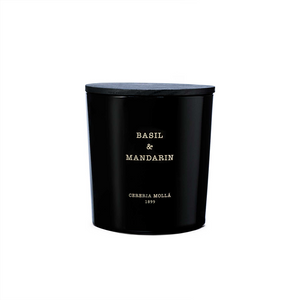 Basil & Mandarin Candle 230g (50hour) by Cereria Mollá