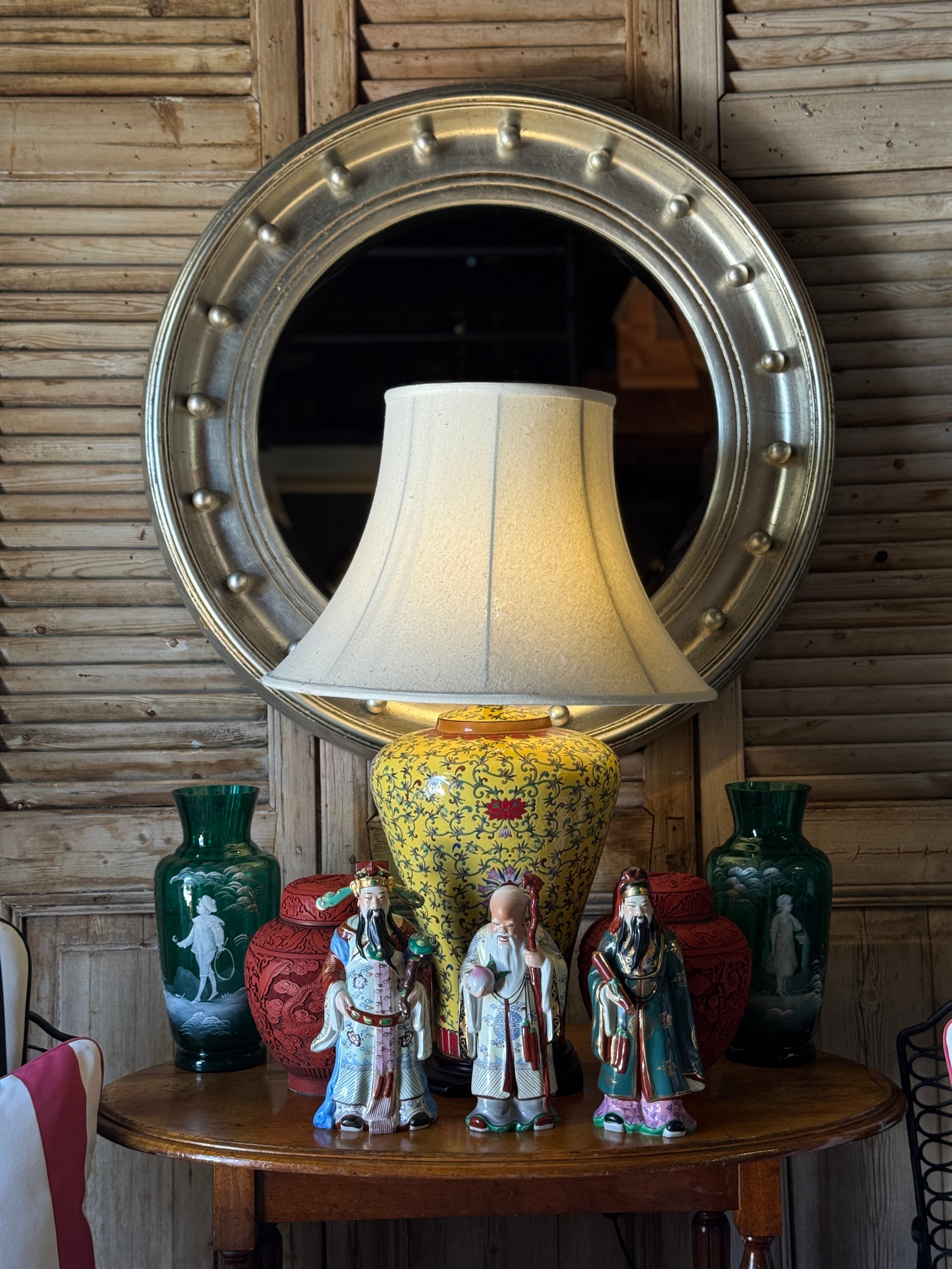 Large Vintage Oriental Table Lamp
