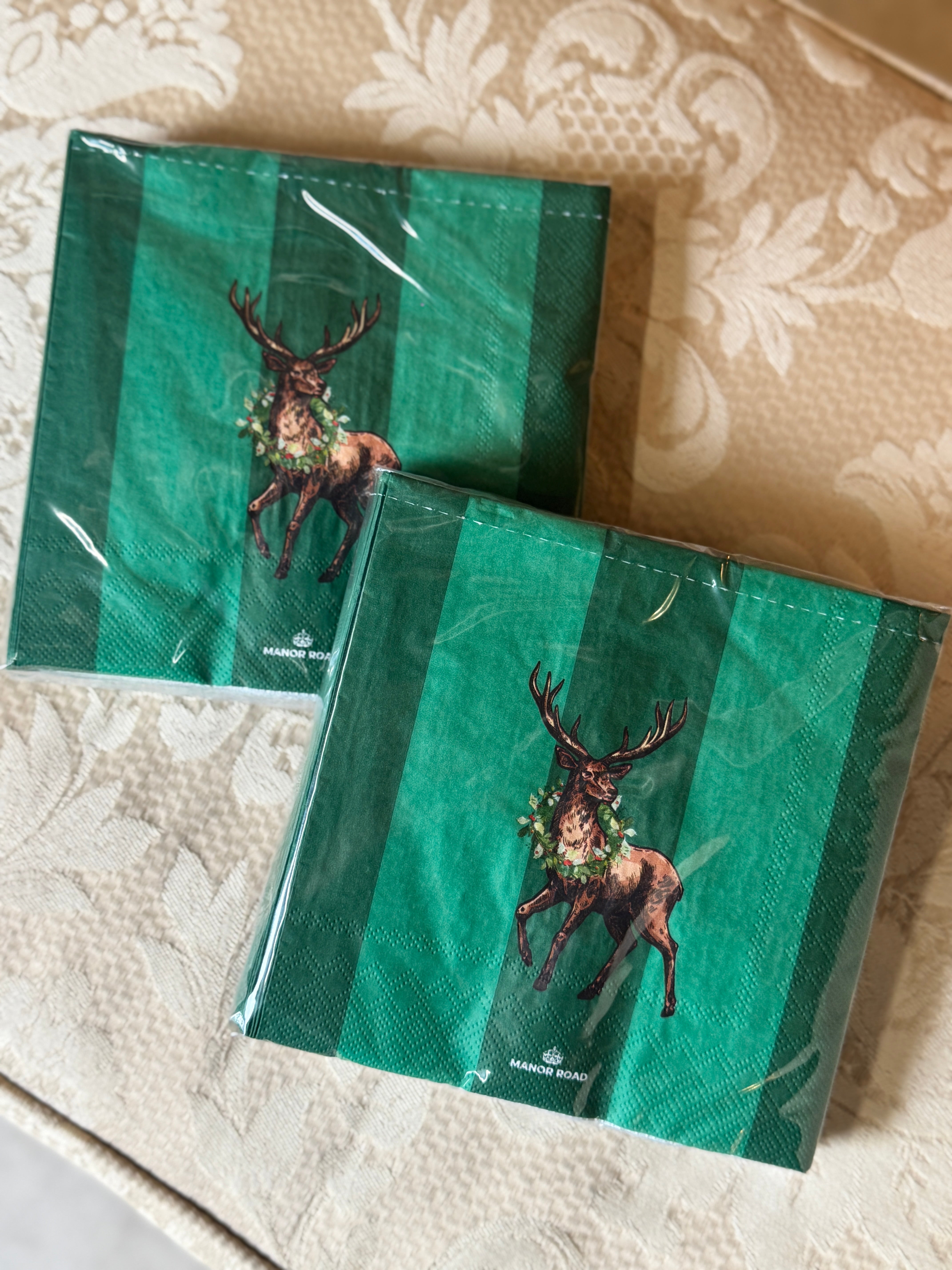Christmas Stag Napkins