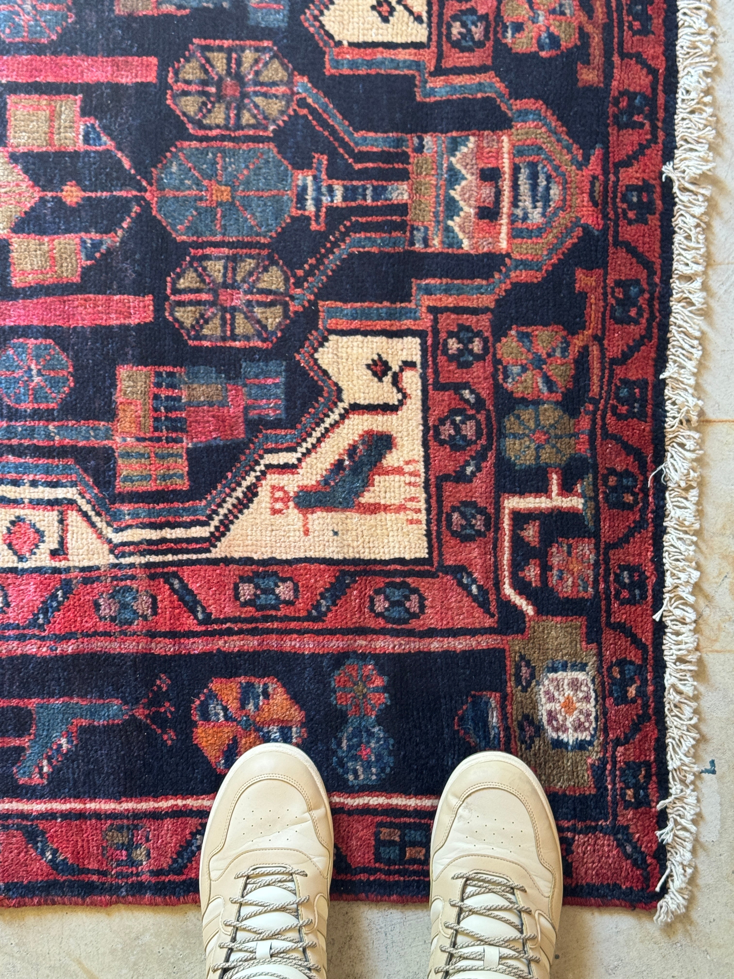 Vintage Persian Malayer Rug