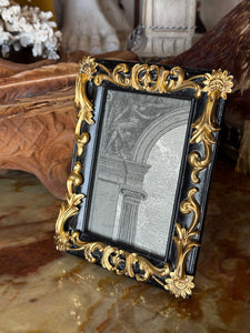 Ebony & Gold Photo Frame