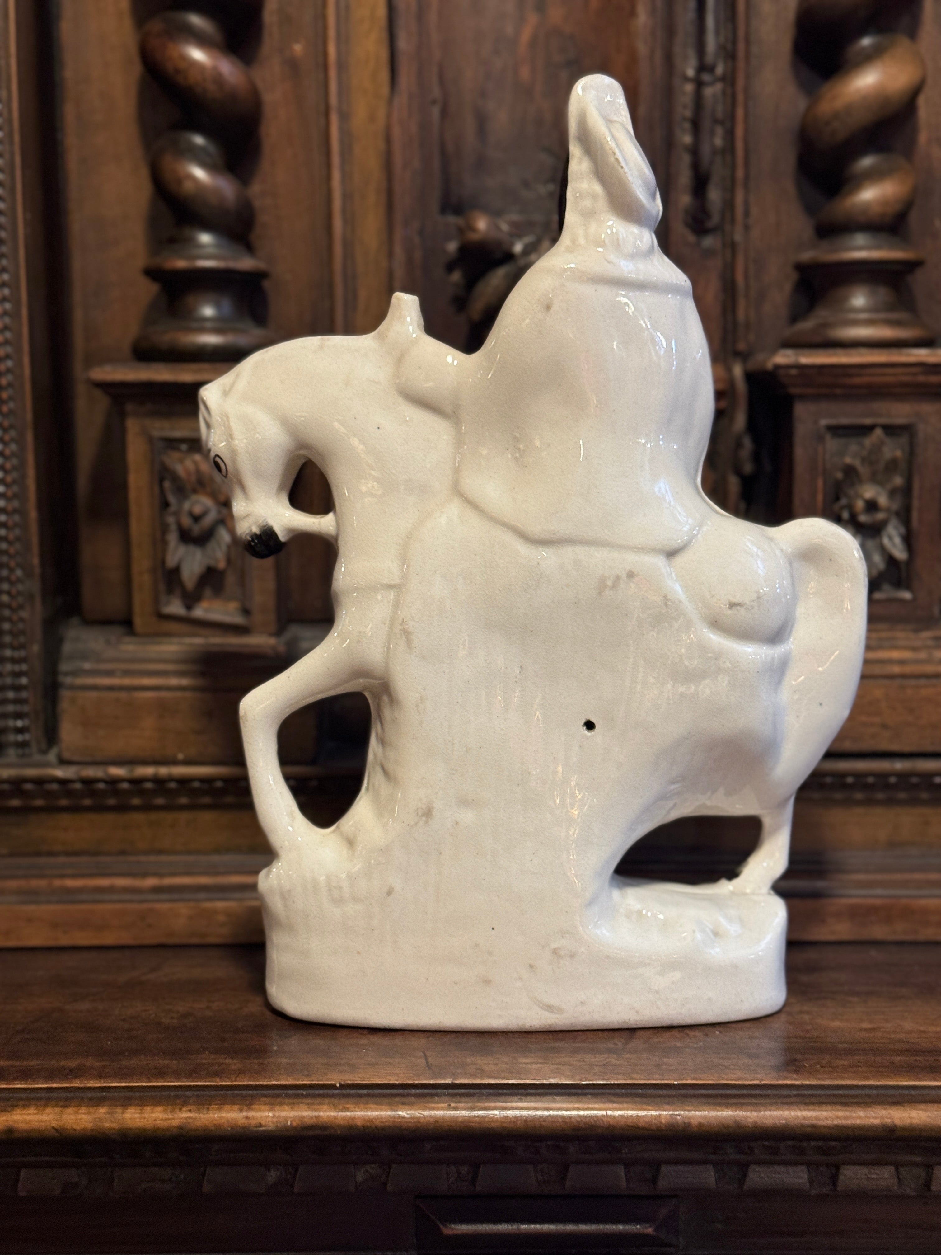 Antique Staffordshire Figure – Charles I on Horseback