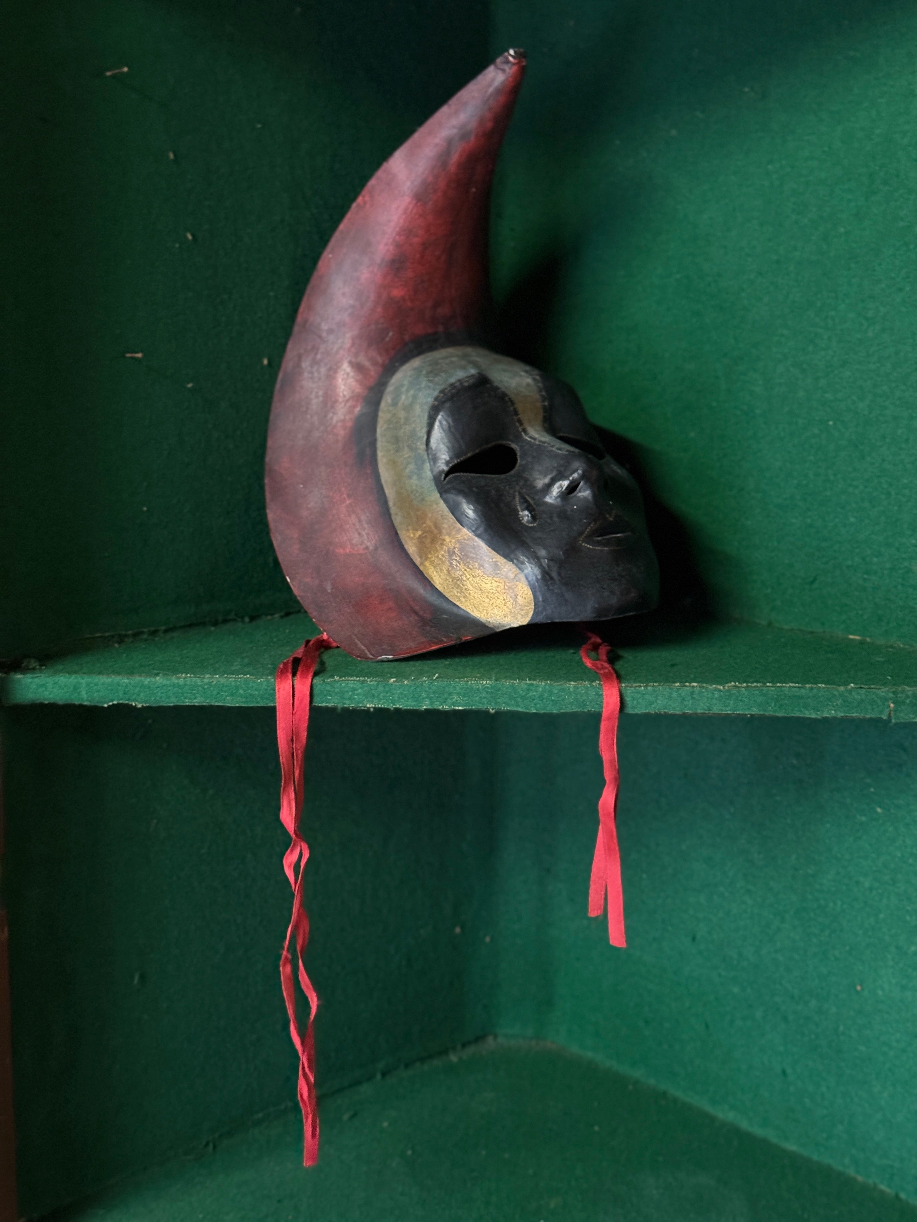 Vintage Handmade Venetian Carnival Mask