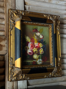 Pair of Vintage Still Life Paintings in Gilt Frames