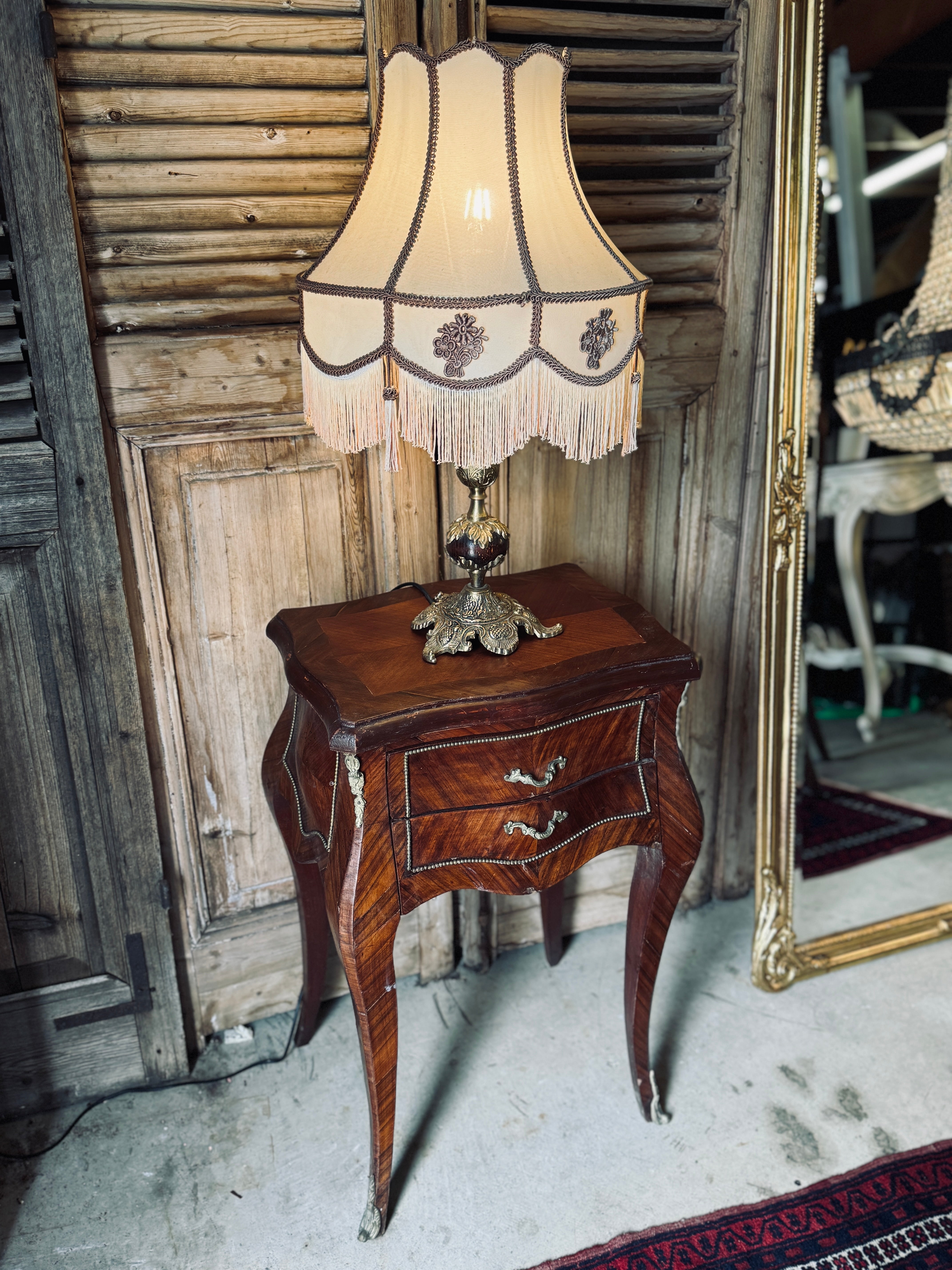 Vintage Edwardian Style Bedside Table