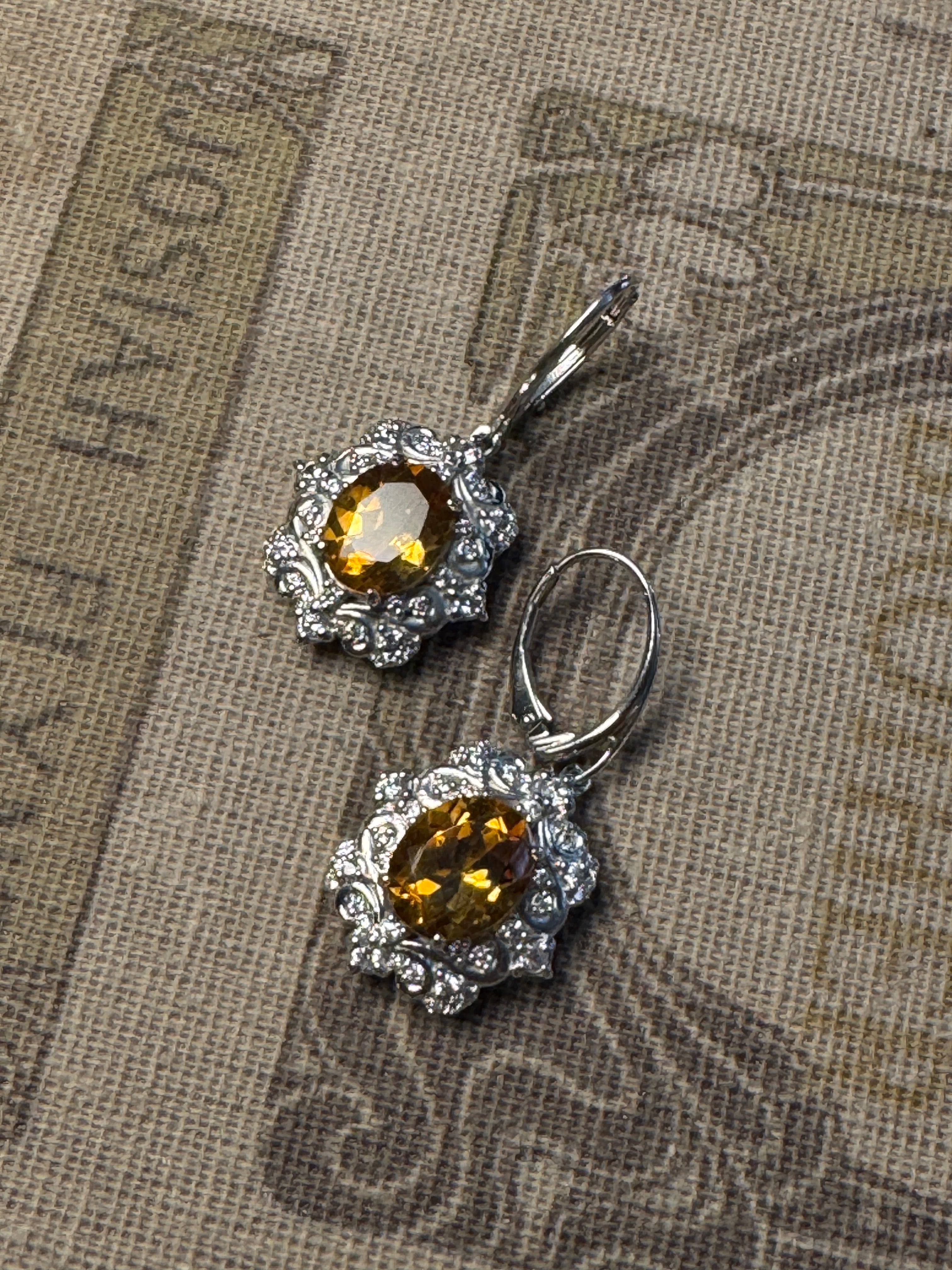 Classic Citrine Earrings