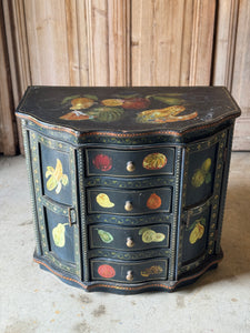 Vintage Hand Painted Side Cabinet