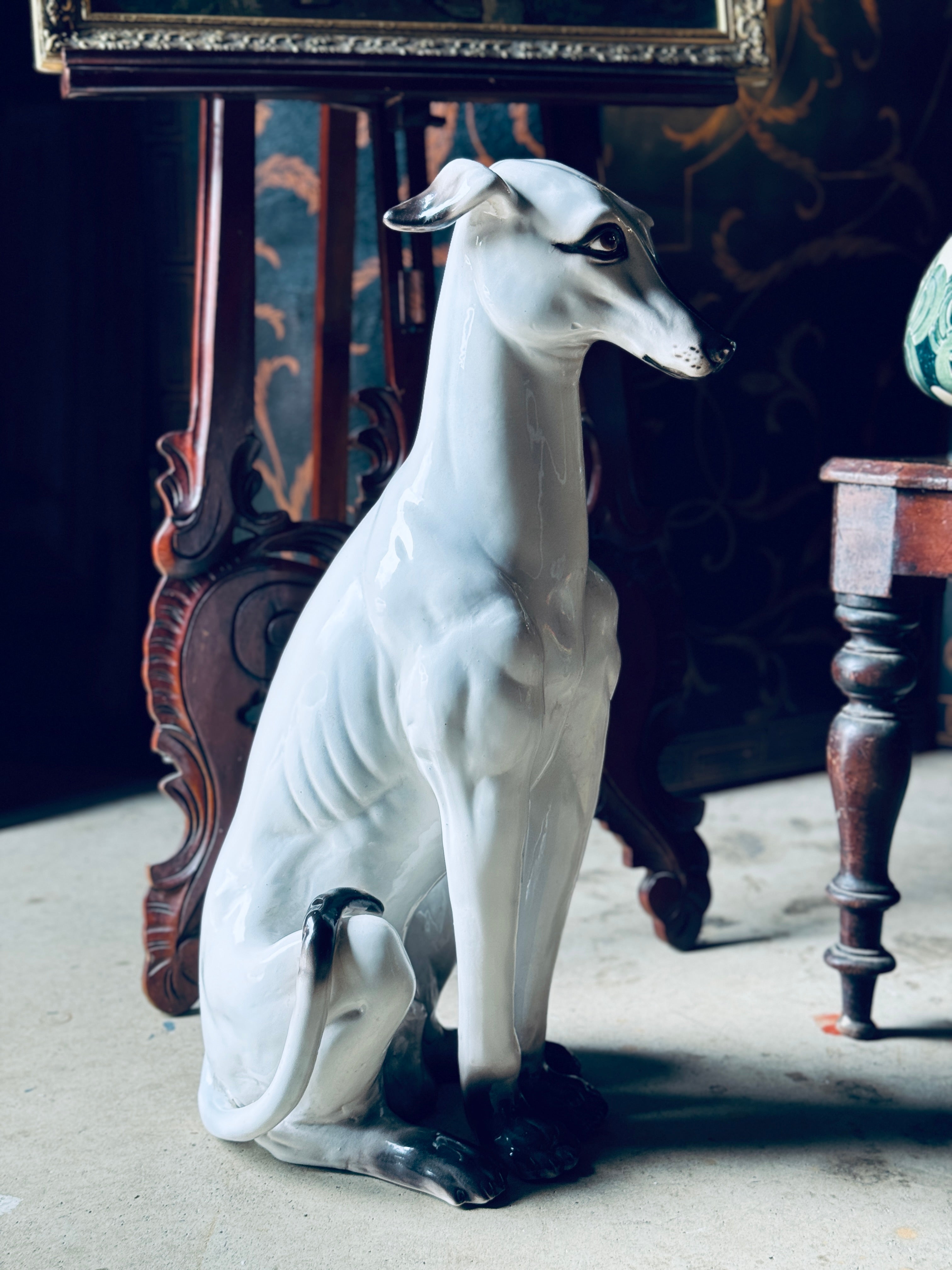 Vintage Ceramic Italian Greyhound