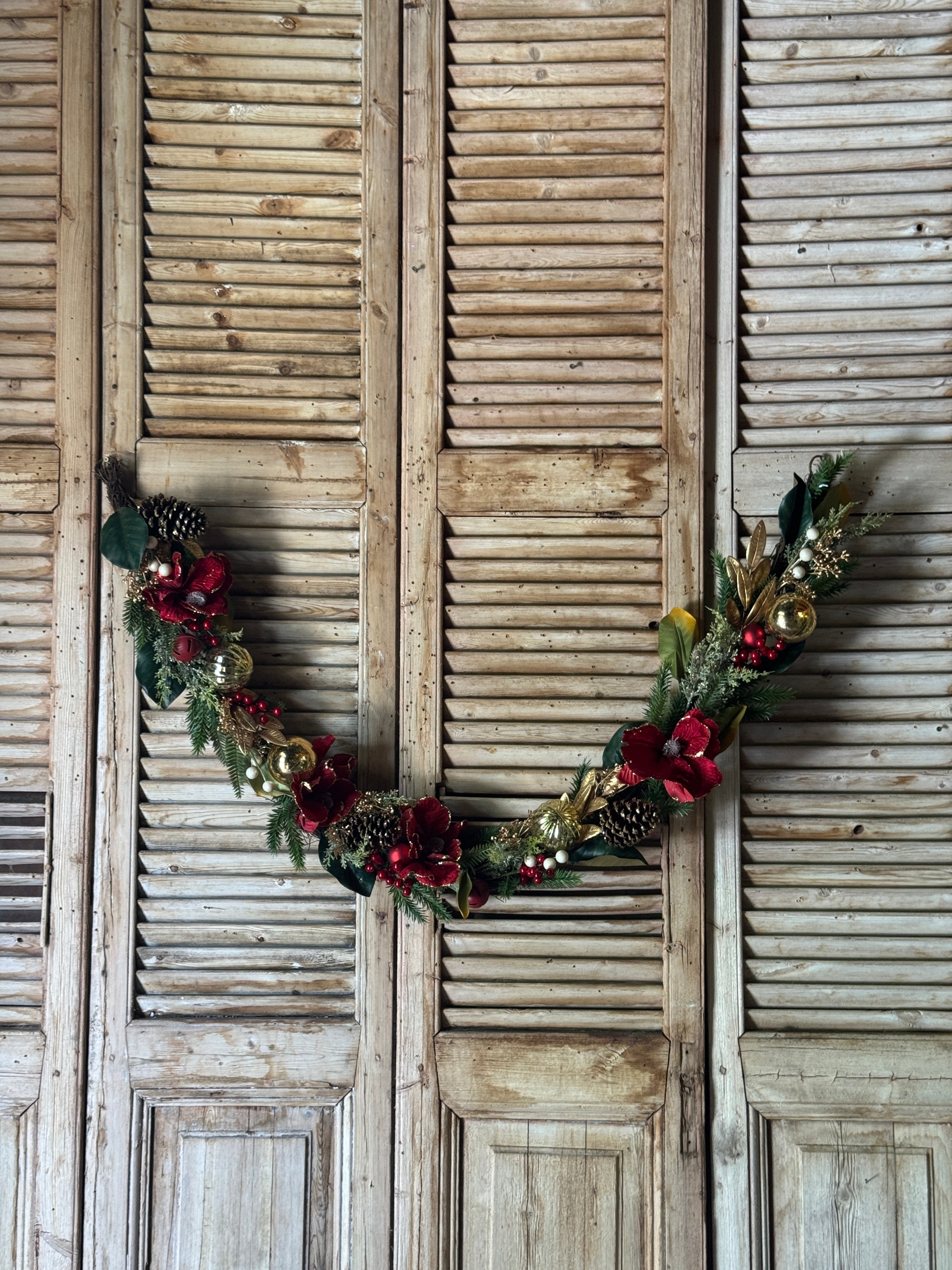 Christmas Magnolia & Pine Garland