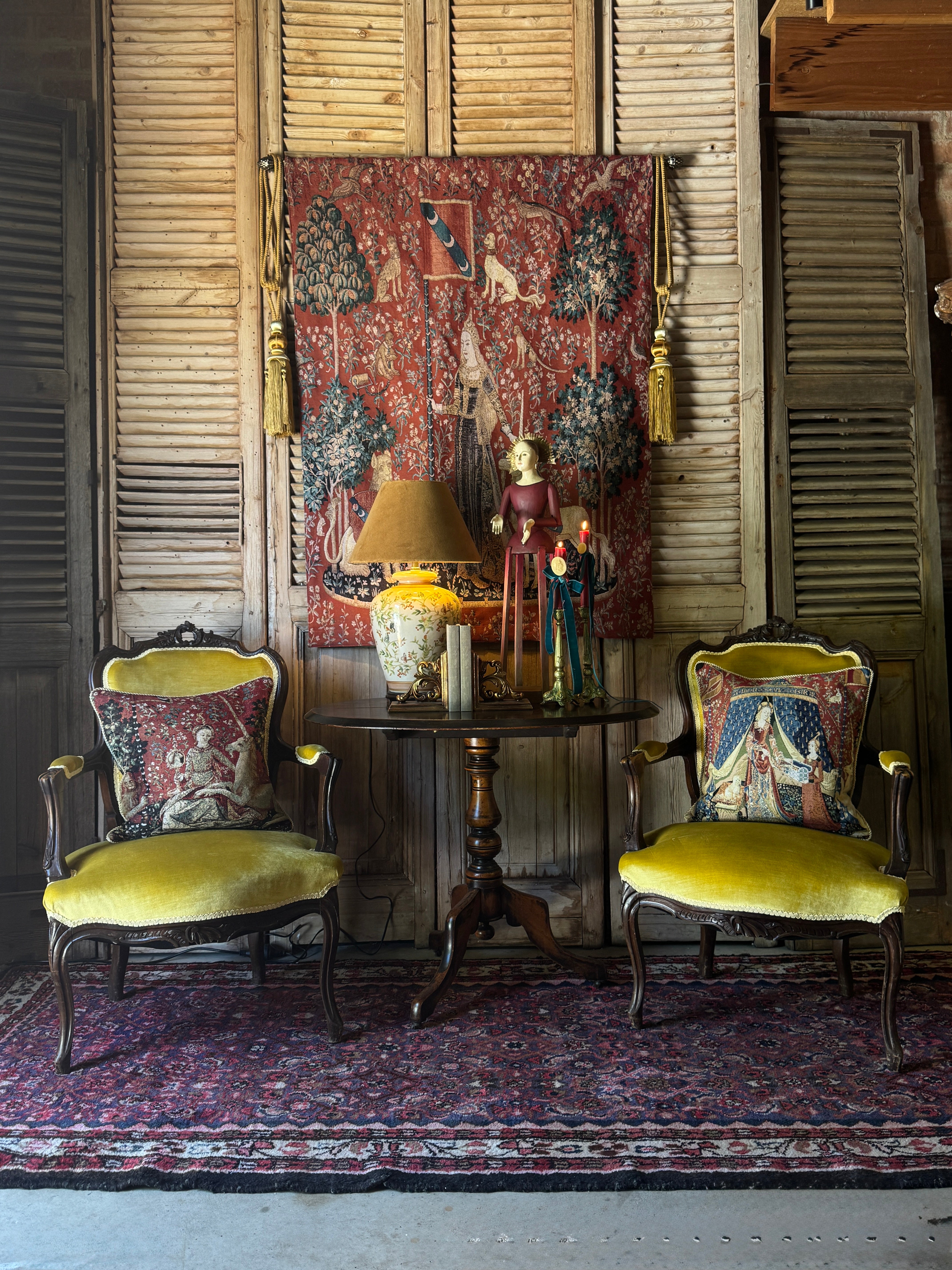 Antique Burr Walnut Tilt-Top Table