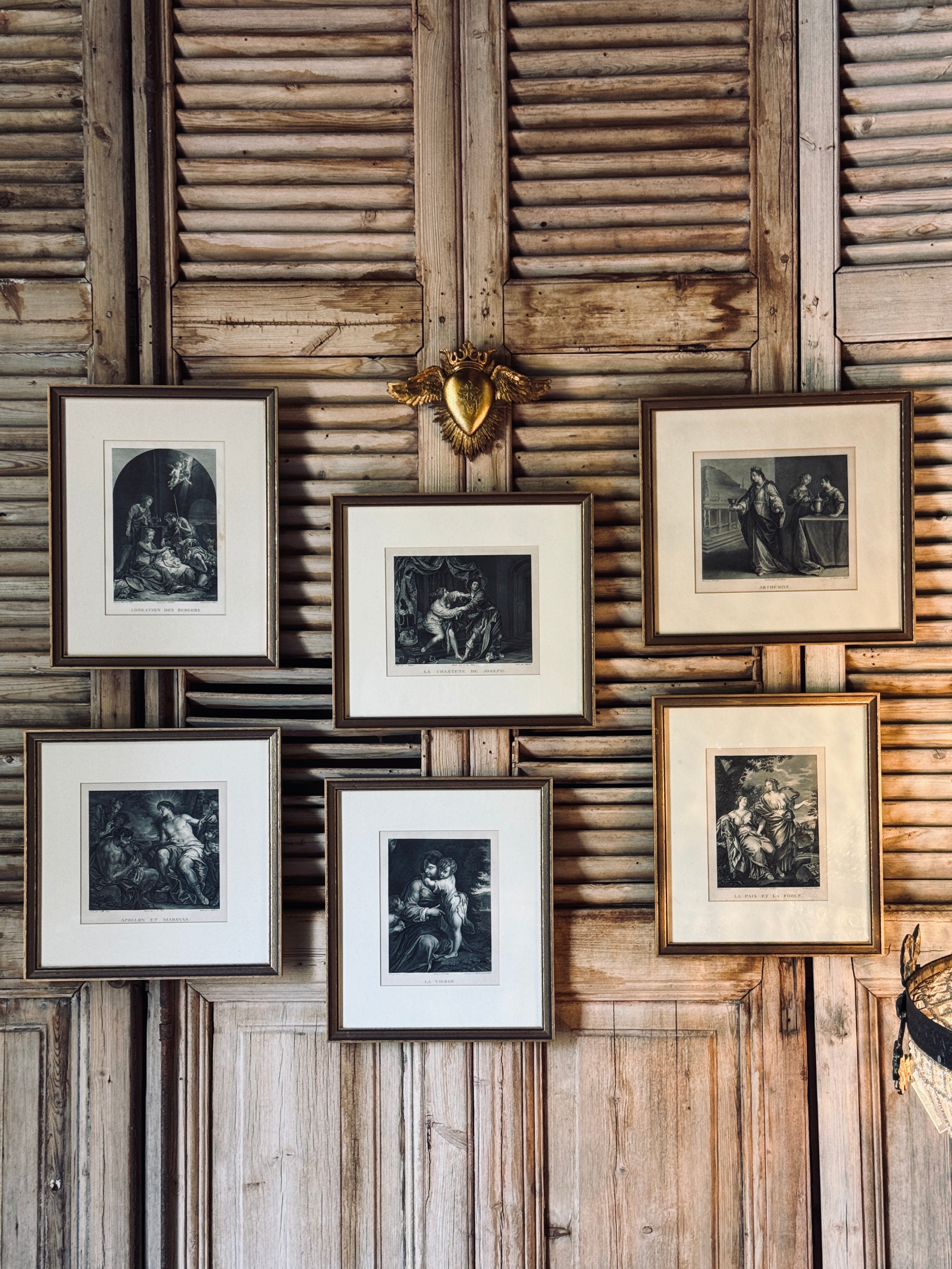 Early 19th Century Engravings in Vintage Frames