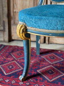 Pair of Antique French Hall Chairs