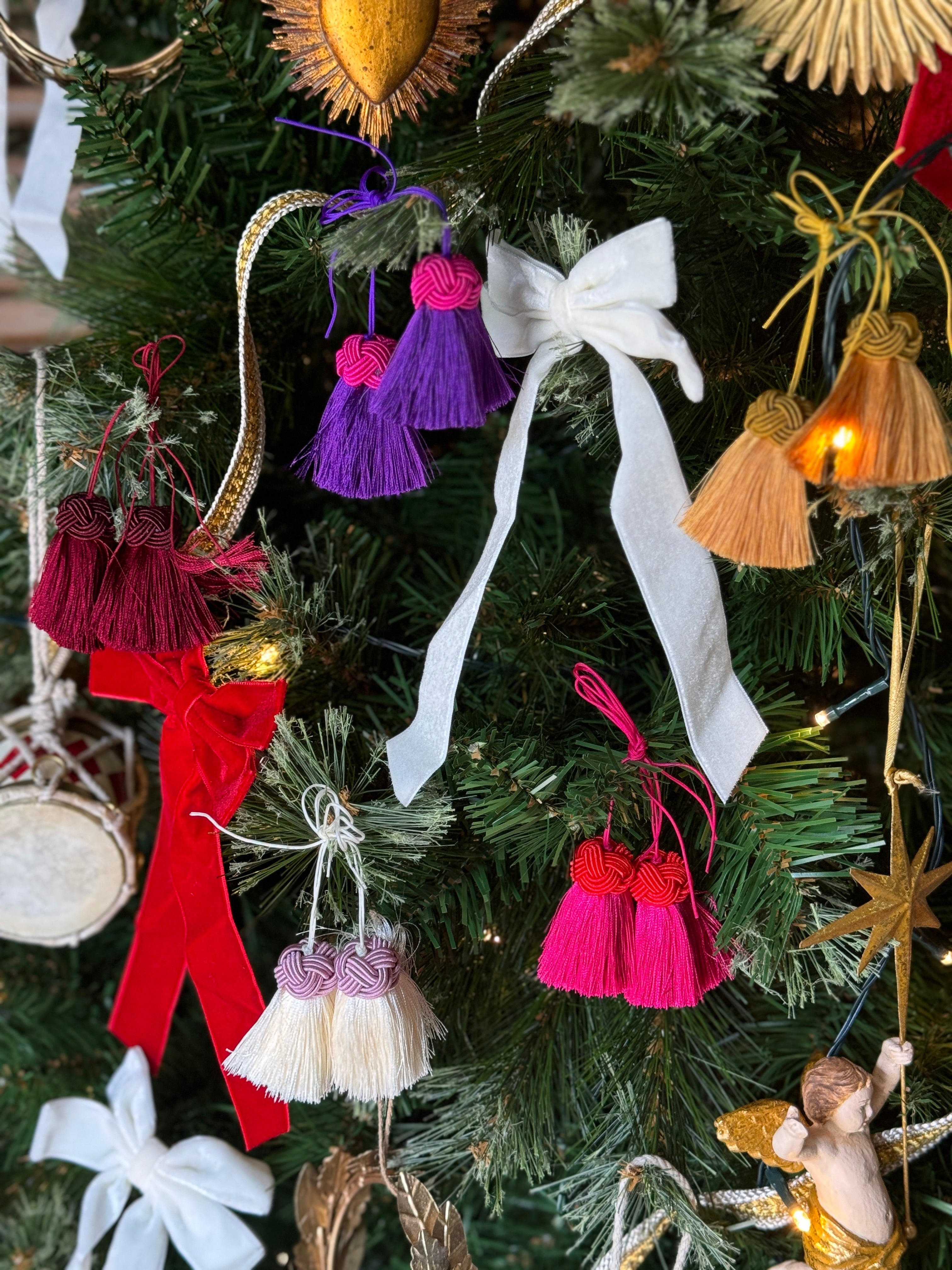 Twin Tassel Tree Trimming