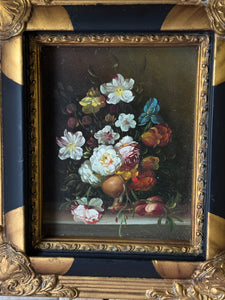 Pair of Vintage Still Life Paintings in Gilt Frames