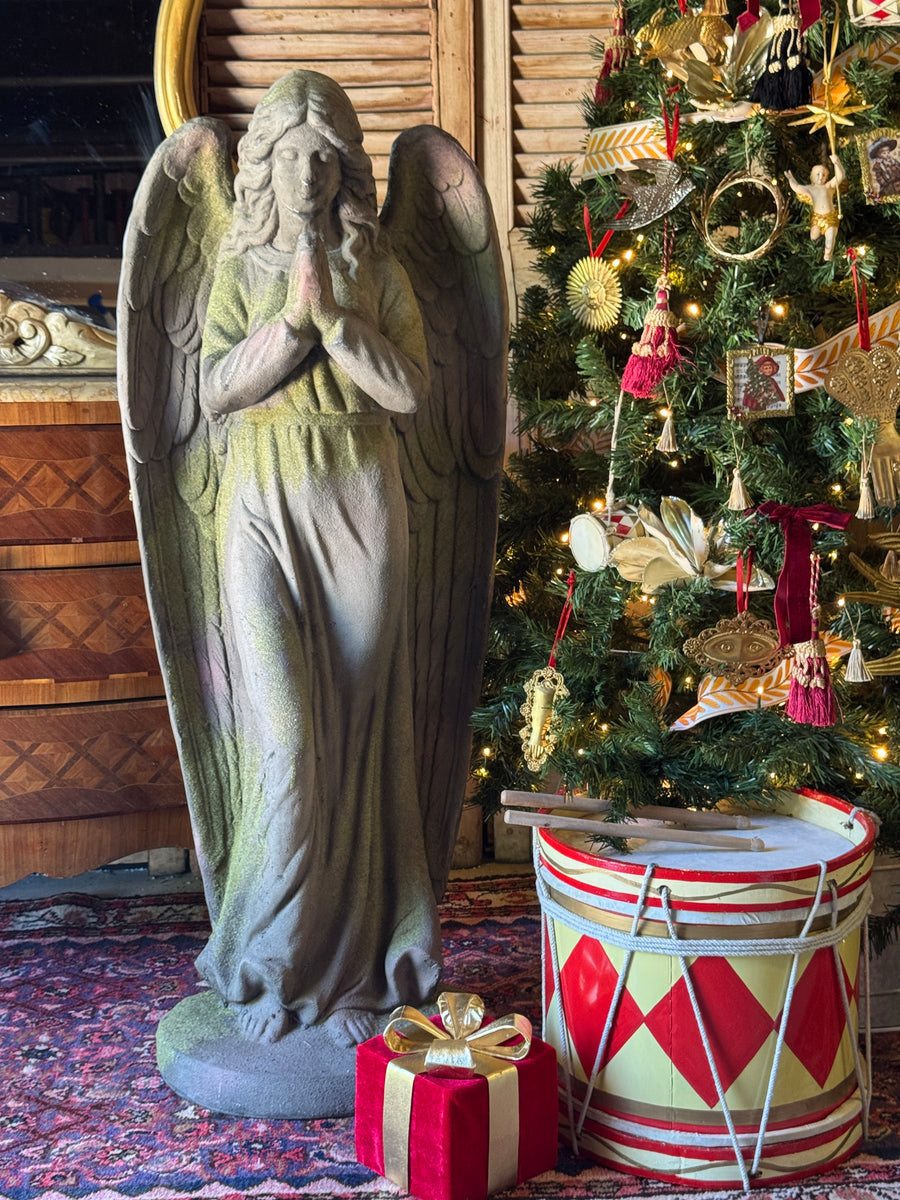 Large Vintage Composite Statue of Angel – Manor on George