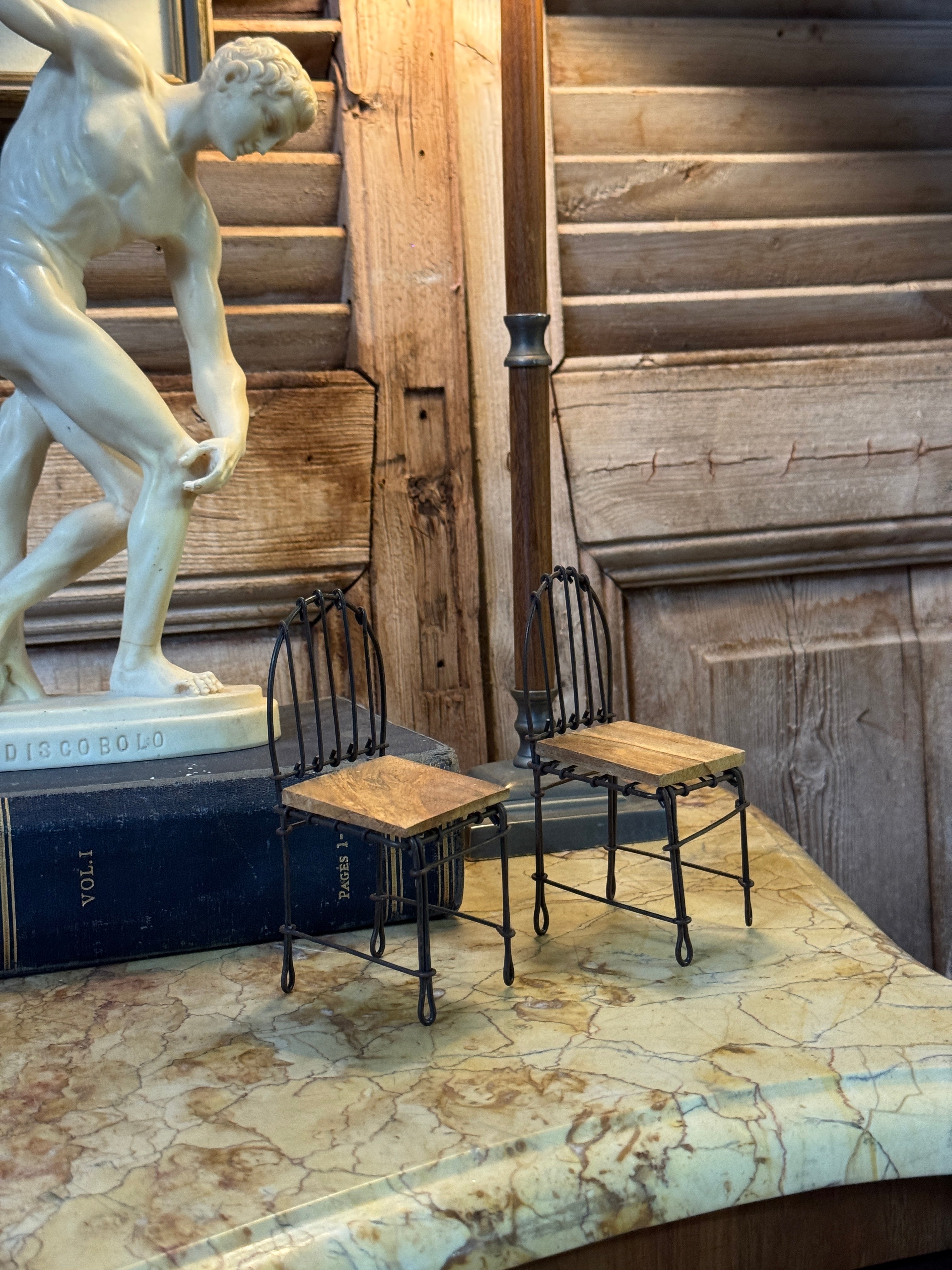 Wire Miniature Chair Ornament