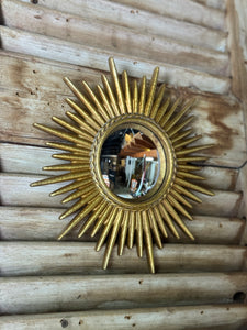 Fine Sunburst Convex Mirror