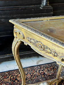 Antique French Triangular Side Table