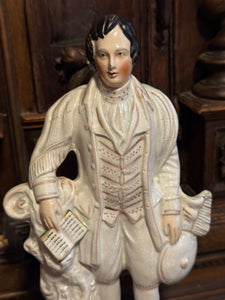 Antique Staffordshire Figure – Robert Burns