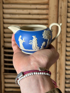 3-piece Copeland Jasperware Tea Set – Blue & White