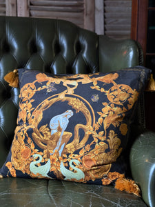 Large Classic Cushion With Tassels