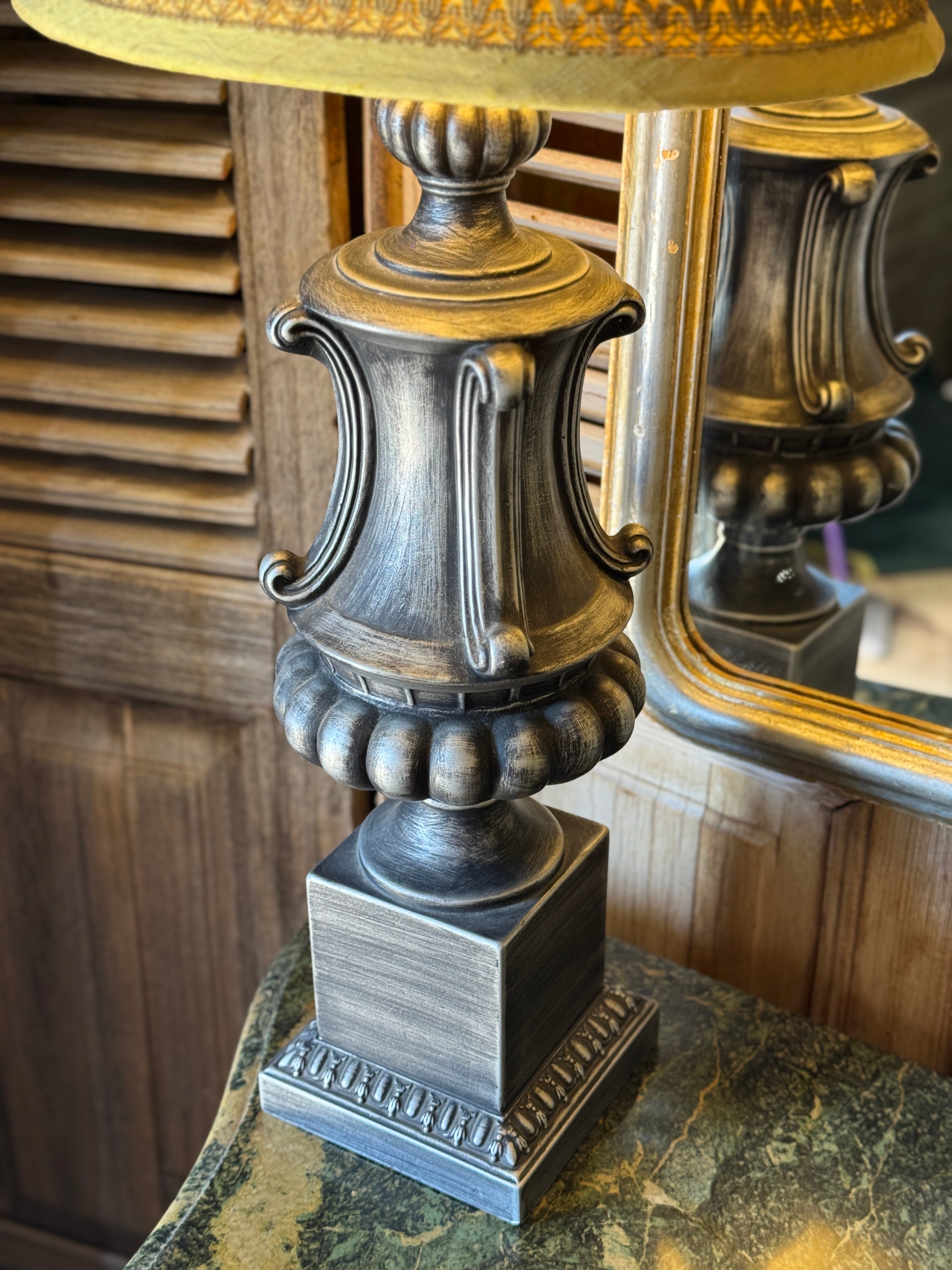 Tall Vintage Lamp with Urn Base