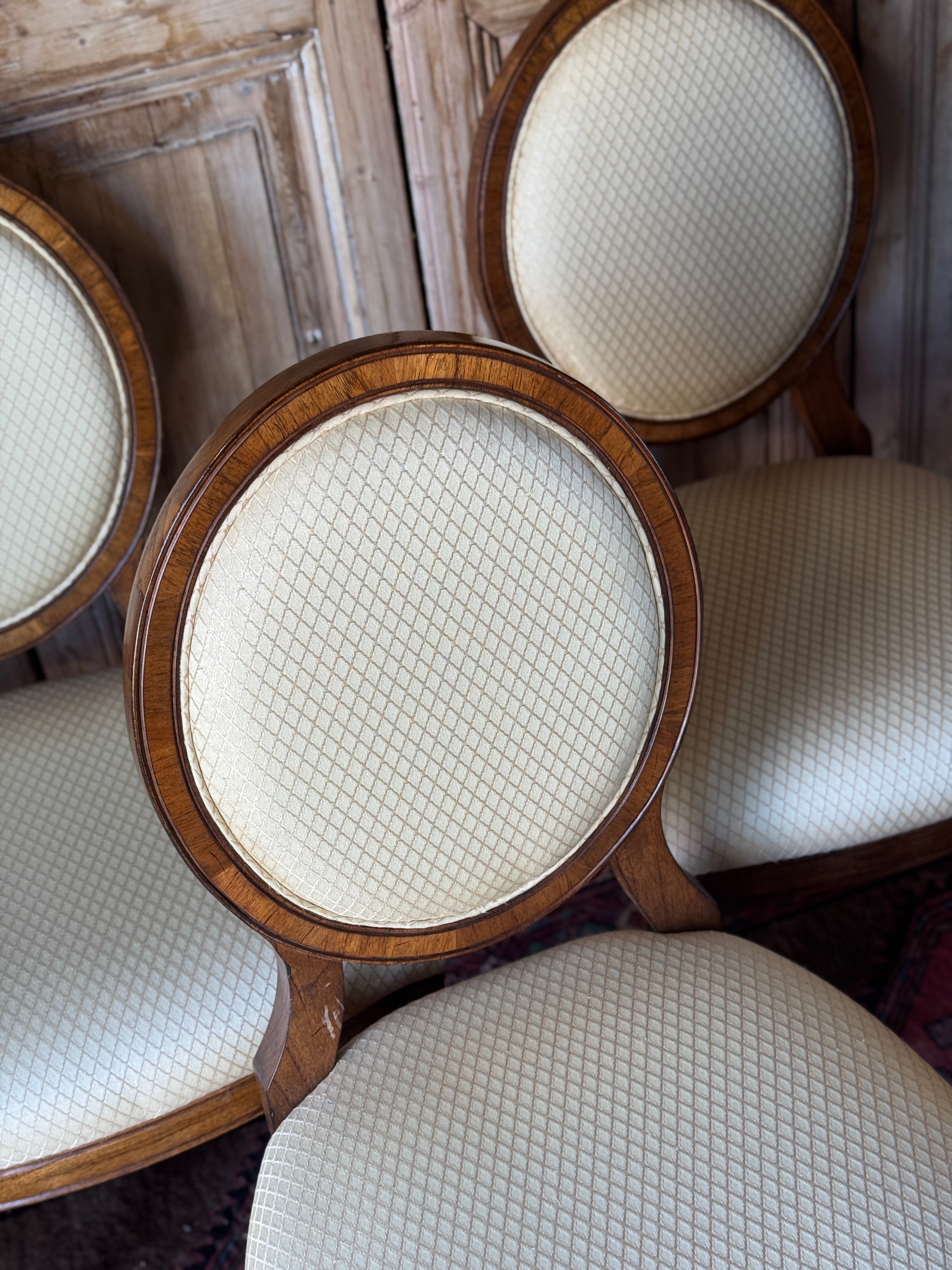 Vintage Set of 4 John Lewis Hemingway Spoon Back Walnut Dining Chairs